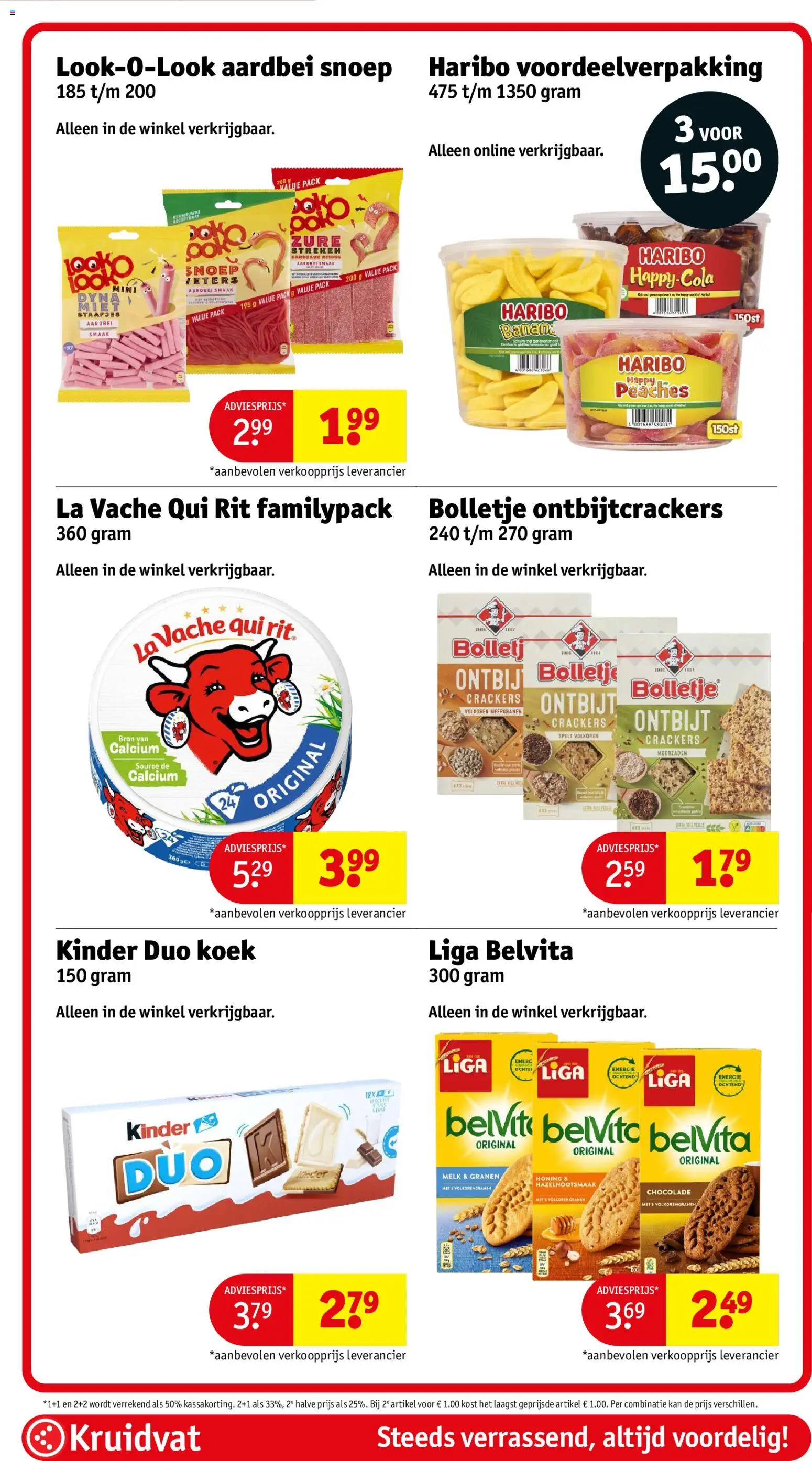 {H1} | Pagina: 103 | Producten: Édességek, Belvita, Kinder, La
