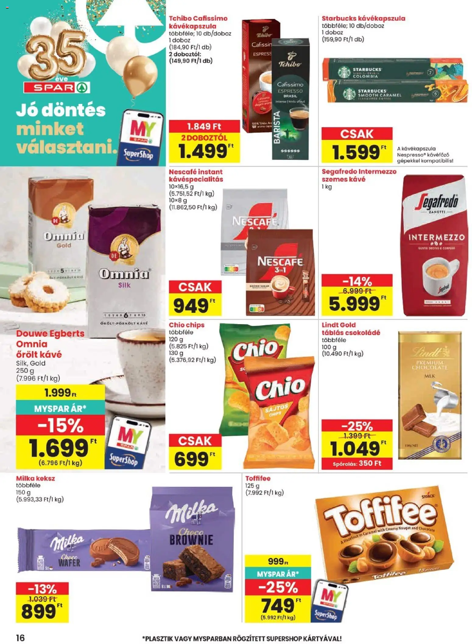Spar akciós ujság - amely érvényes a következő dátumtól: 2026.09.10. | Oldal: 16