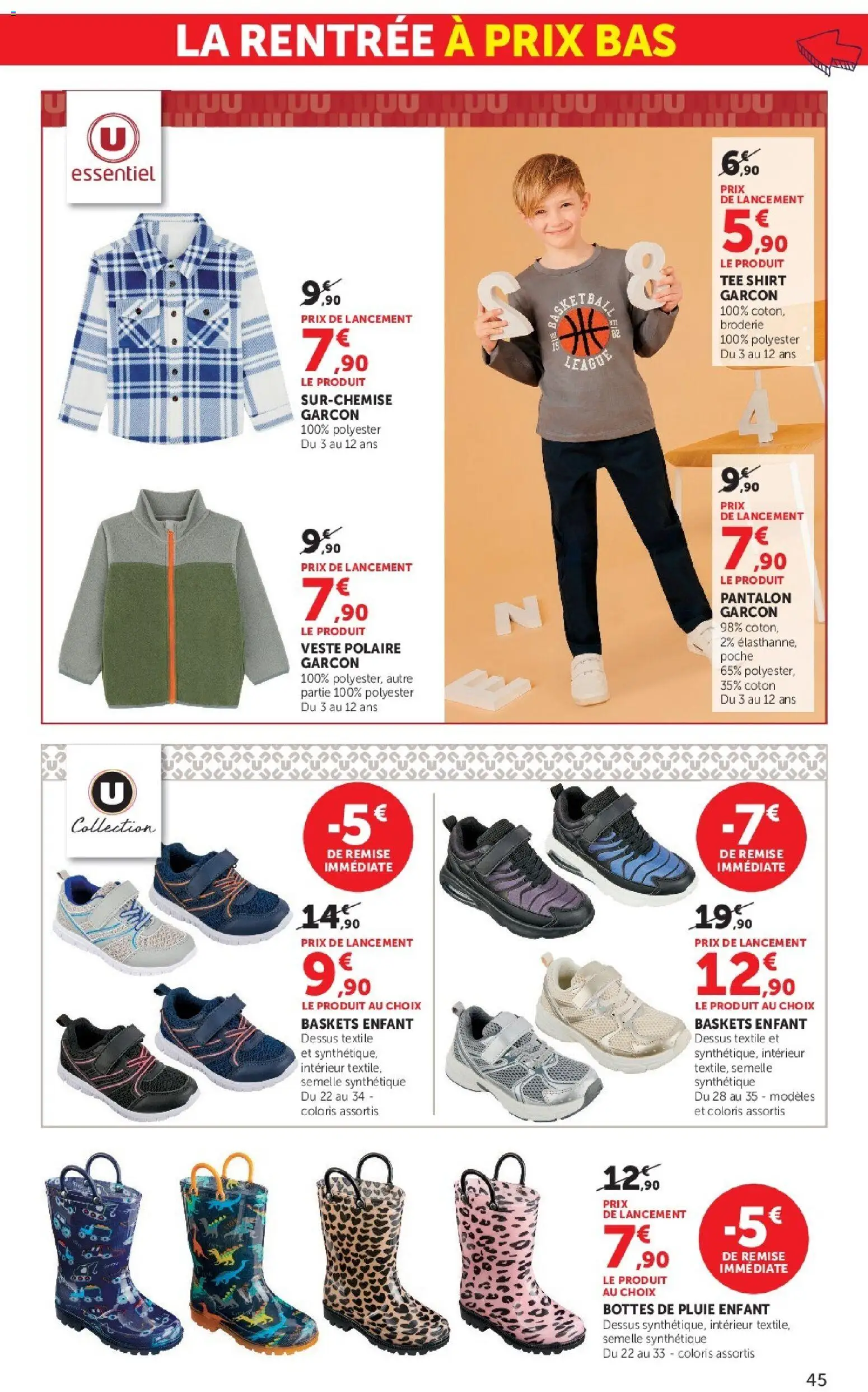 {H1} | Page: 45 | Produits: Veste polaire, Veste, Bottes de pluie, Bottes