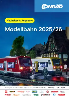 Conrad  Modellbahn Katalog ab 25.08.2025 gültig