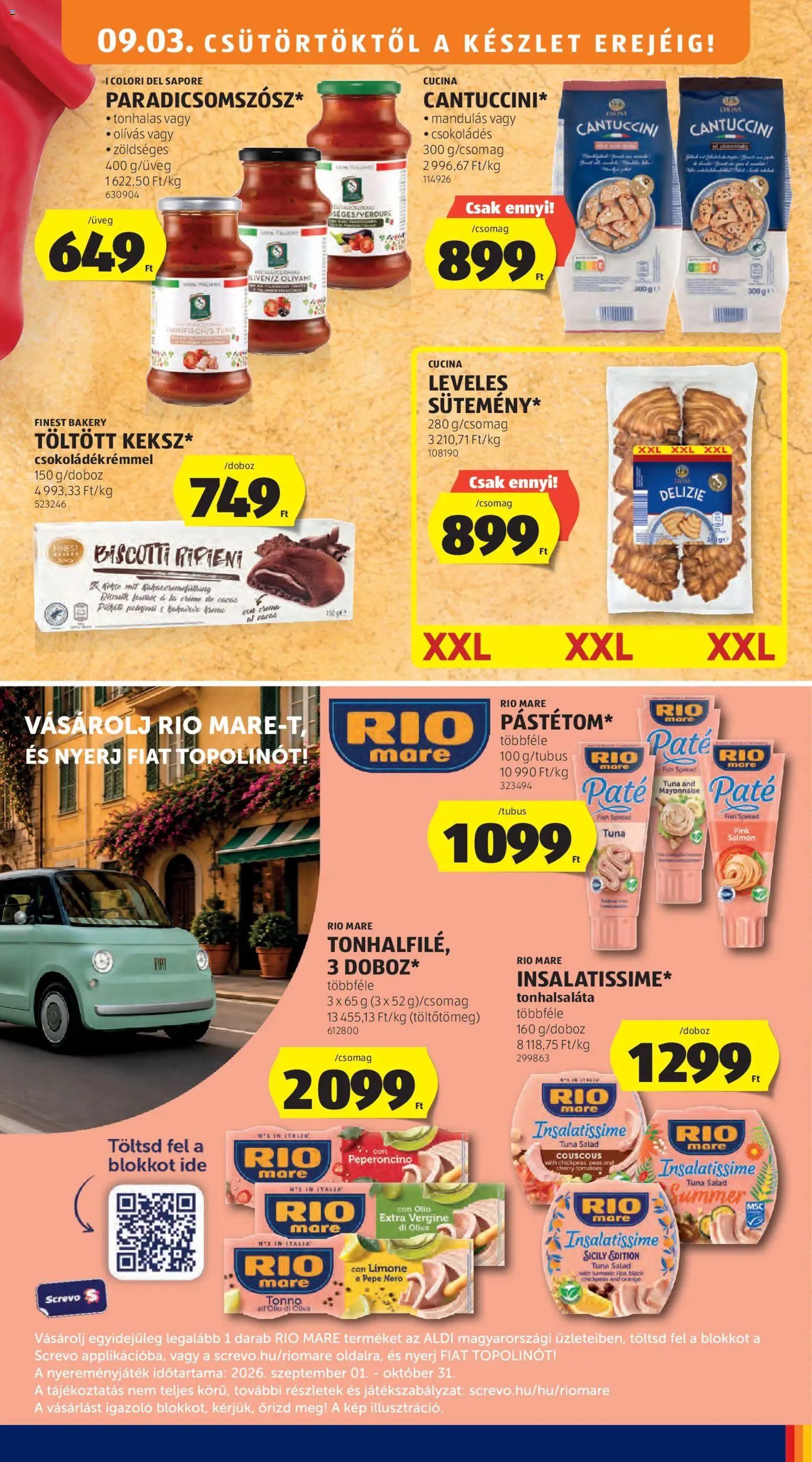 Aldi akciós ujság - amely érvényes a következő dátumtól: 2026.09.03. | Oldal: 23