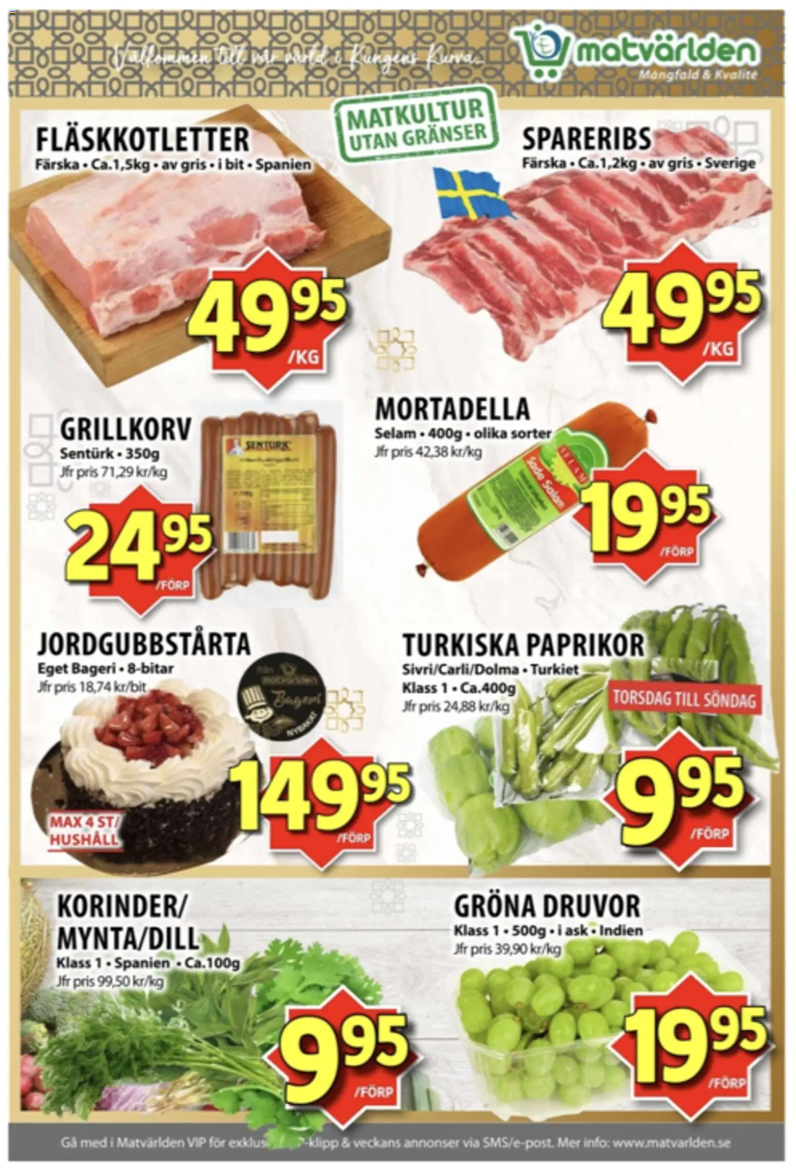 Matvärlden reklamblad aktuell från 15.06.2026 | Sida: 2