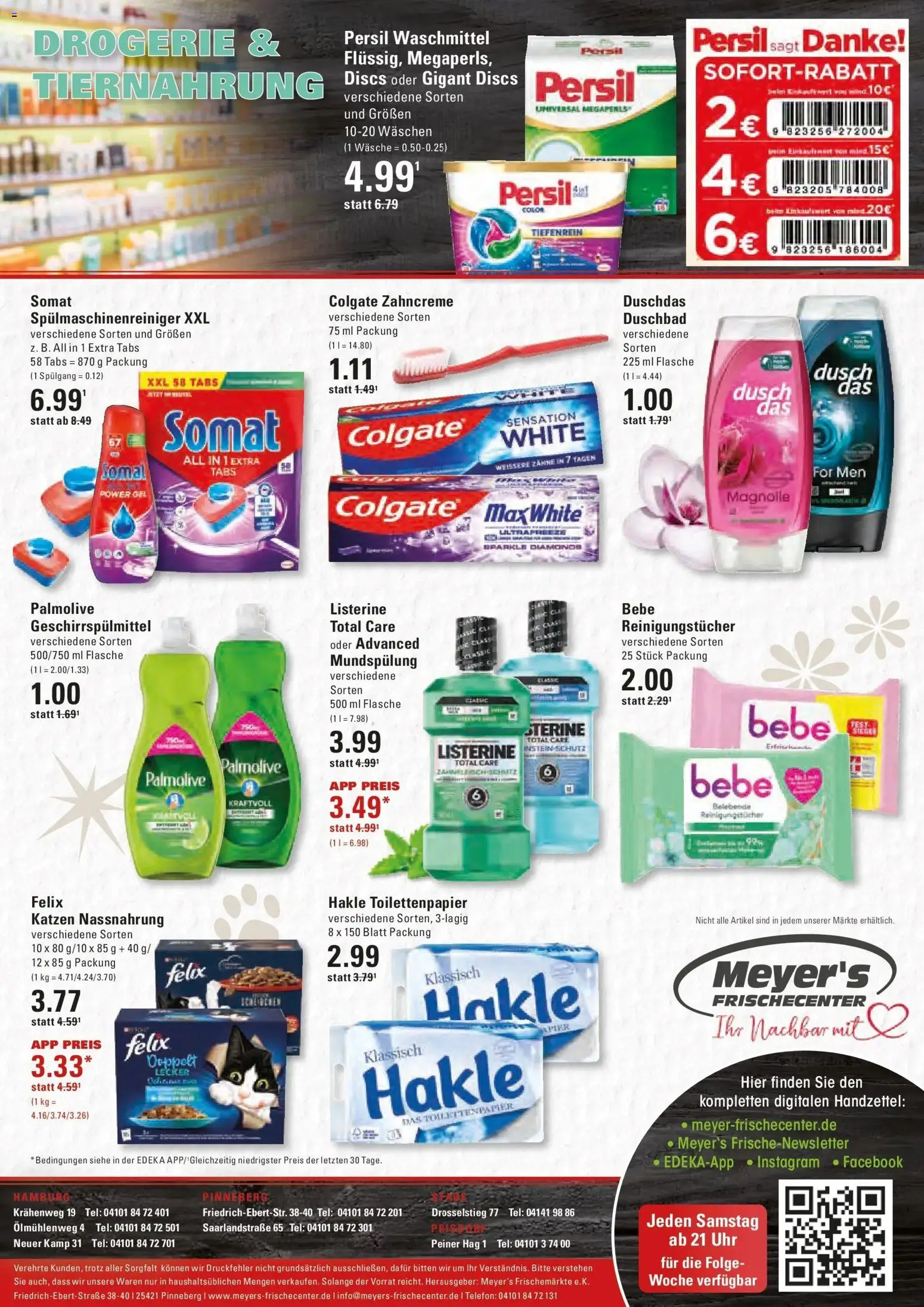 Edeka Prospekt Hamburg (ab 26.10.2026) » Angebote Online | Seite: 16 | Produkte: Reinigungstücher, Geschirrspülmittel, Uhr, Toilettenpapier