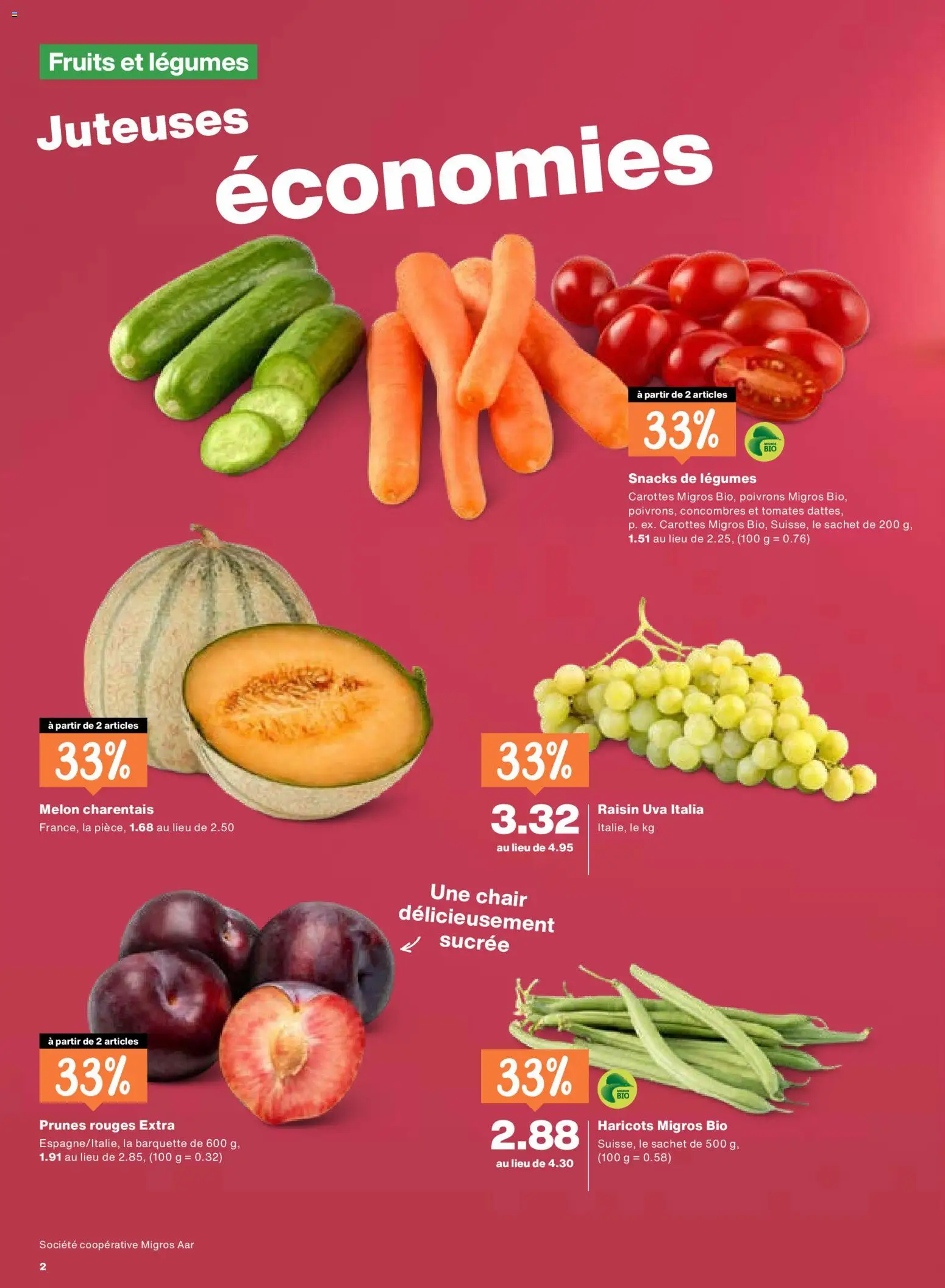 Migros aktionen FR – gültig ab 20.08.2026 | Seite: 2