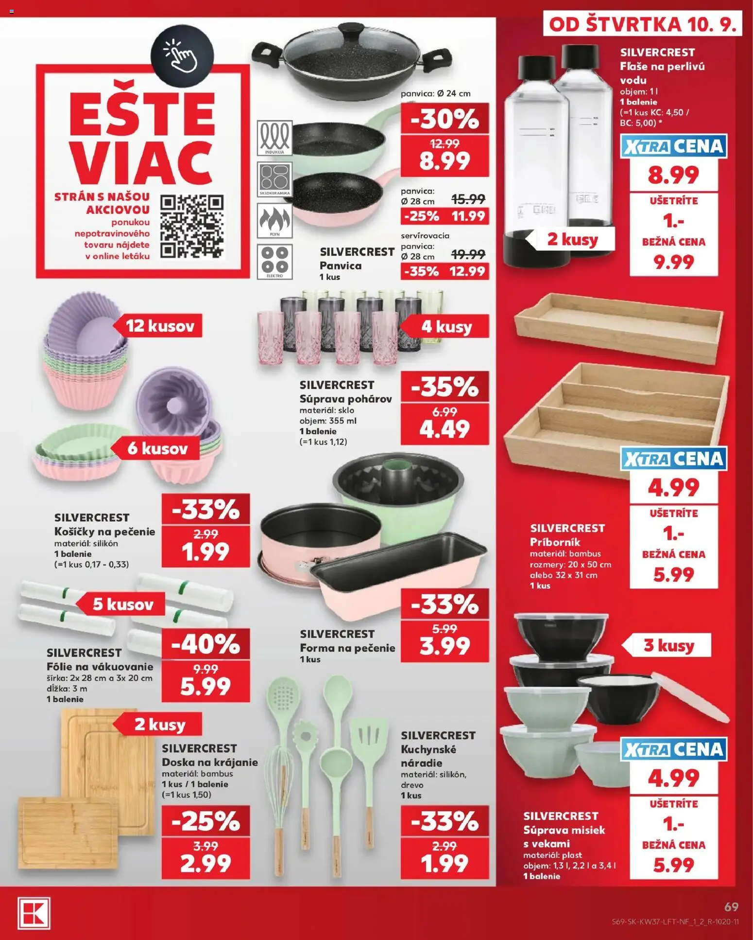 Nové Kaufland akcie – leták je platný od 10.09.2026 | Strana: 69 | Produkty: Náradie, Príborník, Panvica