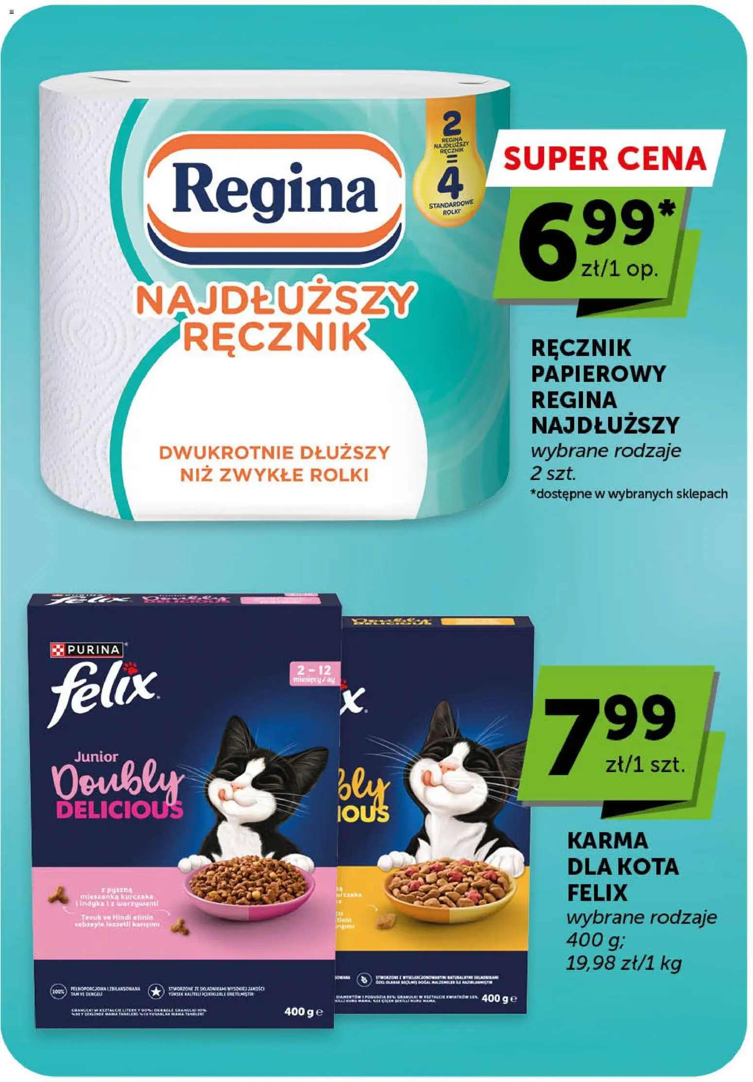 Groszek gazetka - Market od 11.06.2026 | Strona: 23 | Produkty: Rolki, Karma dla kota, Ręcznik papierowy