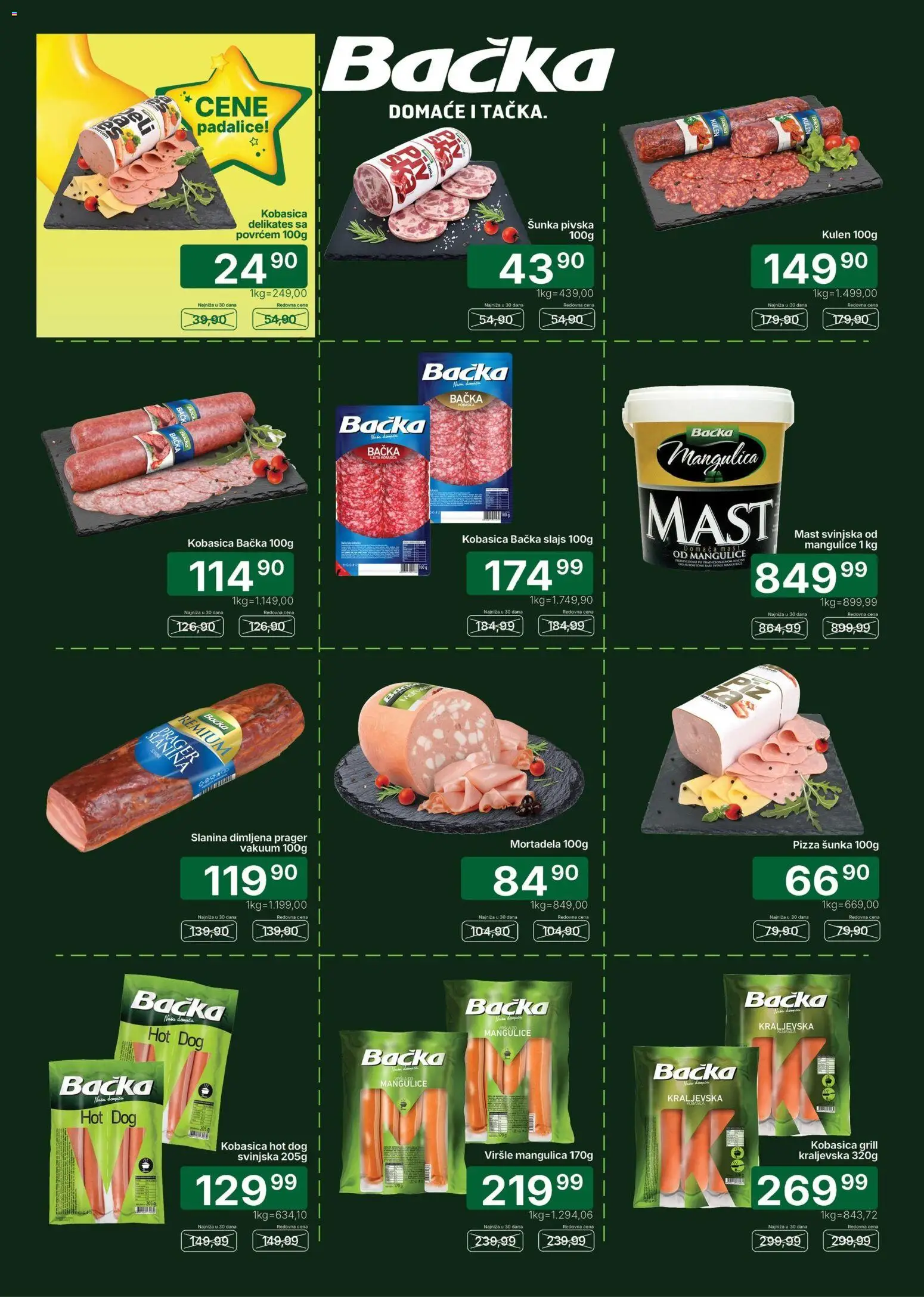 Univerexport katalog - važi od 03.08.2026 | Strana: 4 | Proizvode: Viršle, Kulen, Mortadela, Kobasica