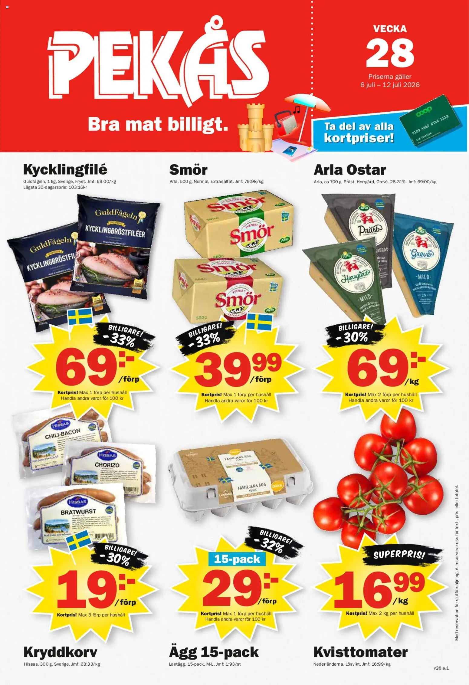 Pekås reklamblad aktuell från 06/07/2026 | Sida: 1