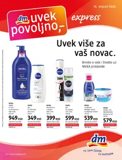DM Drogerie katalog Express - pregled DM Drogerie kataloga - važi od 16.08.2026