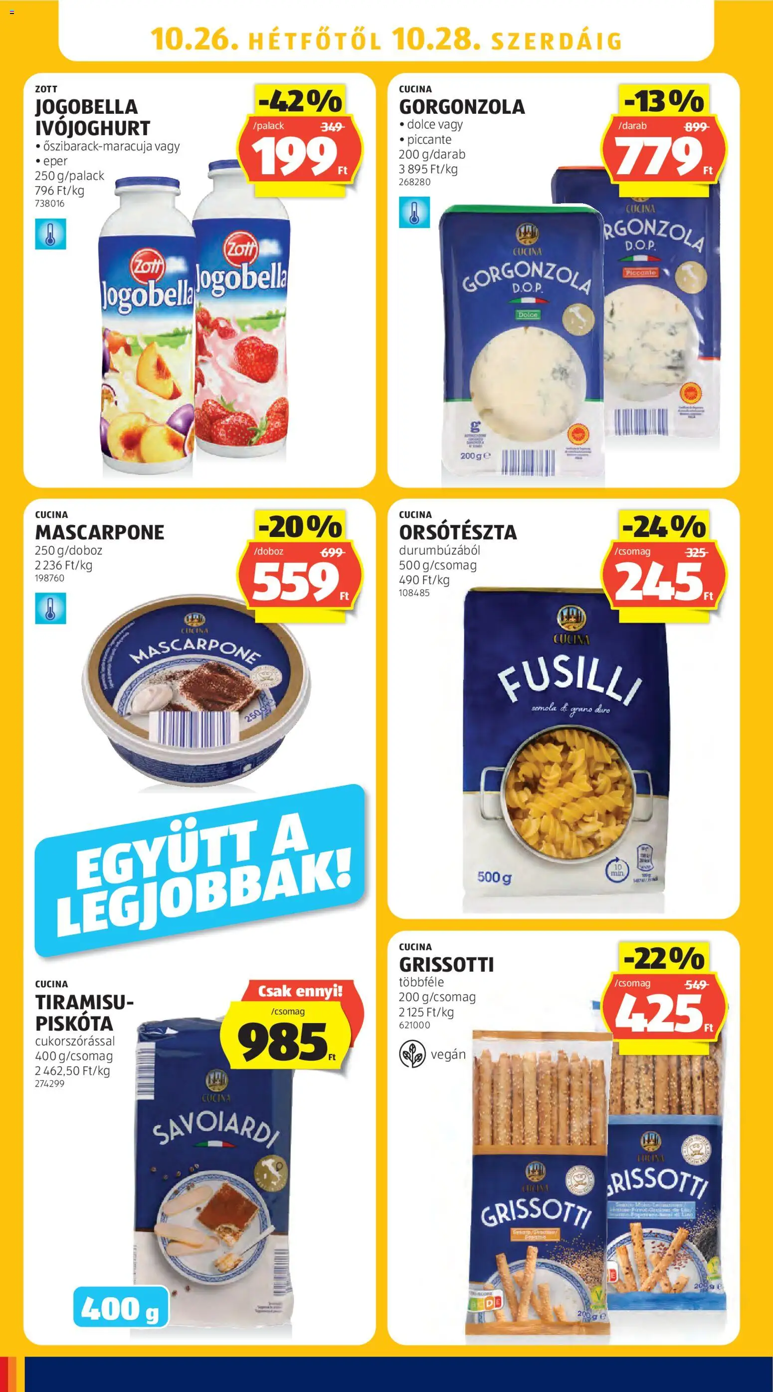 Aldi akciós ujság - amely érvényes a következő dátumtól: 2026.10.22. | Oldal: 32