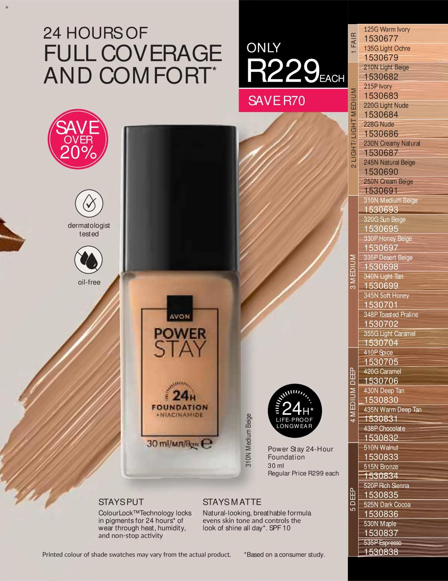 New Avon catalogue – valid from 01/09/2026 | Page: 37 | Products: Cocoa, Chocolate, Foundation, Caramel