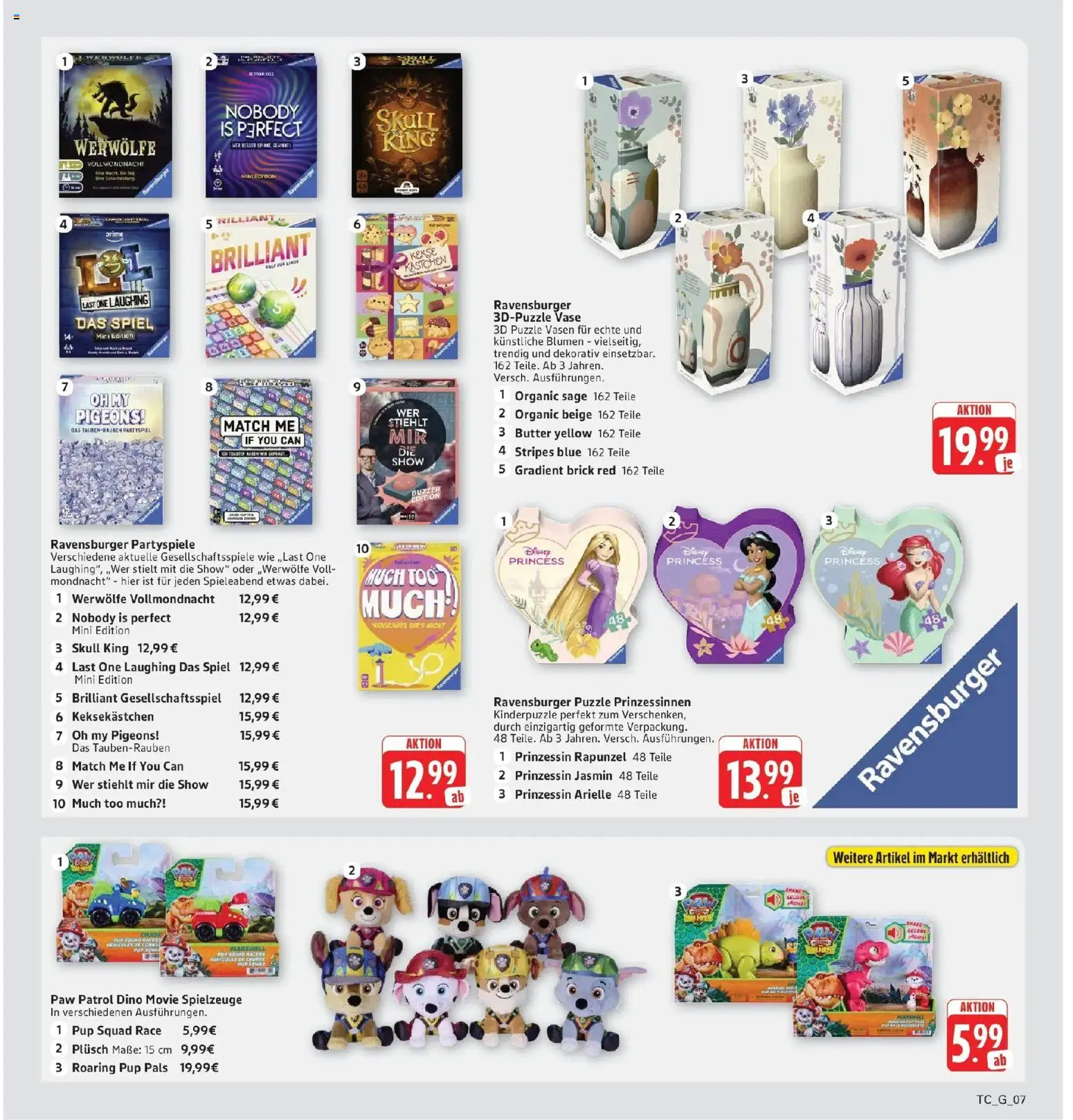 Marktkauf Prospekt Weil Am Rhein (ab 26.10.2026) » Angebote online | Seite: 37 | Produkte: Spiel, Butter, Blumen, Kekse