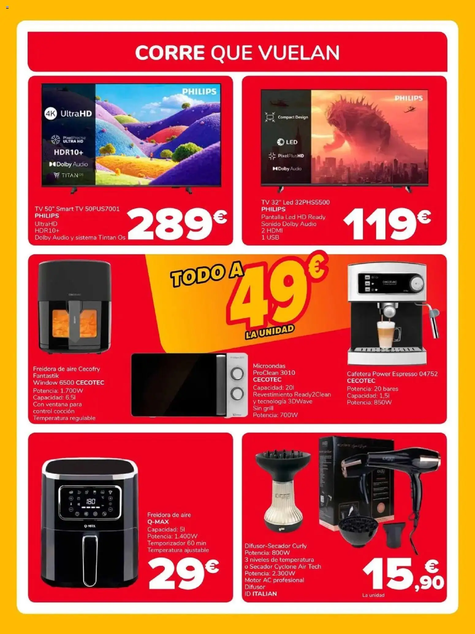 Supeco folleto 29/10/2026 - 16/11/2026 | Página: 6 | Productos: Audio, USB, Freidora, Freidora de aire