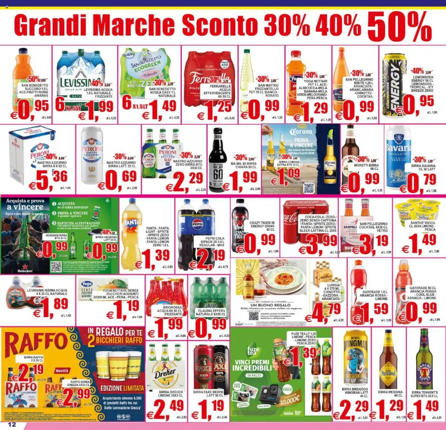 Volantino Pewex del 29.05.2026 | Pagina: 12 | Prodotti: Tennent's, Birra, Chinotto, Pera