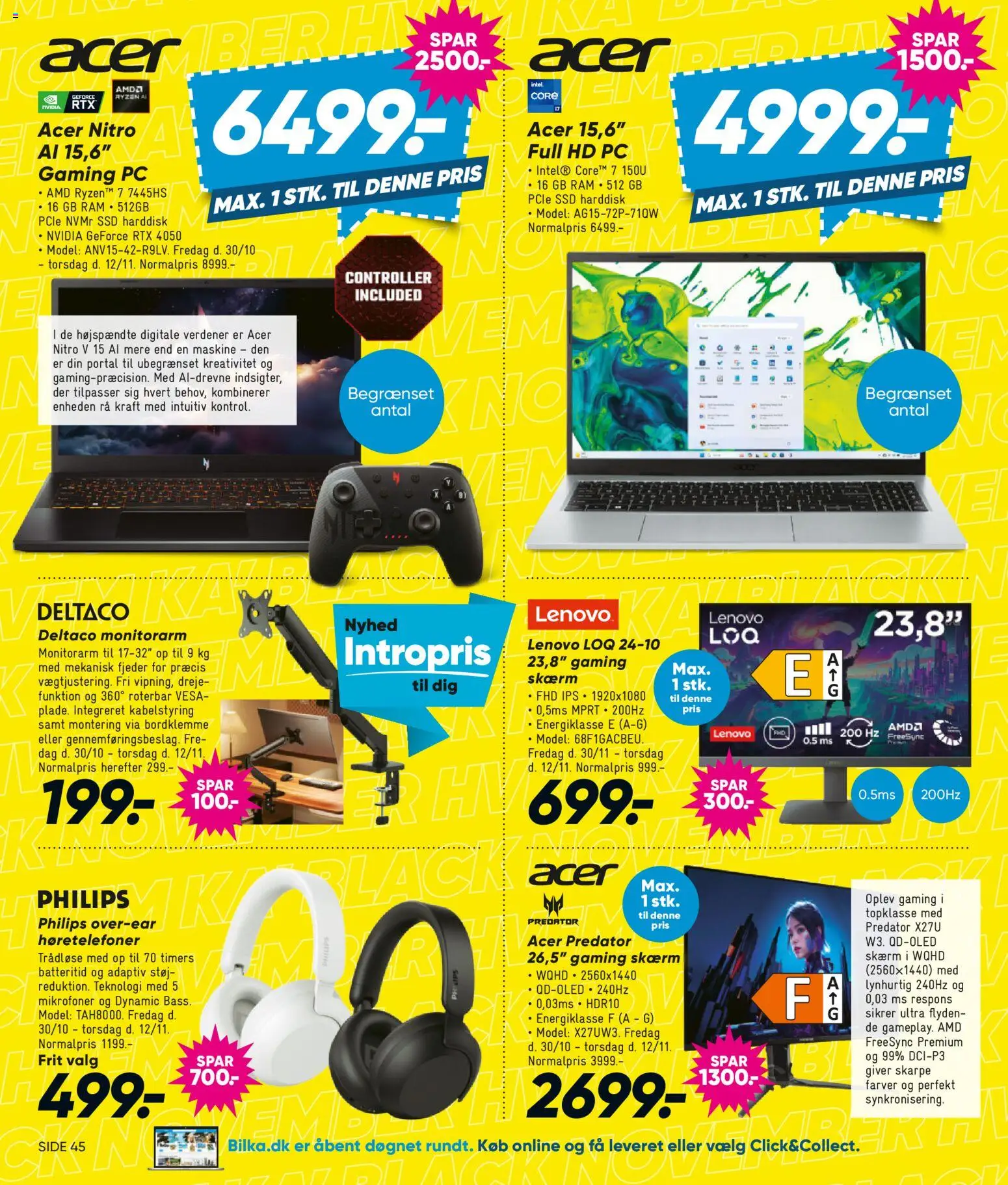 Bilka tilbudsavis – gyldig fra 30/10/2026 | Side: 38 | Produkter: RAM, Skærm, PC, Gaming PC