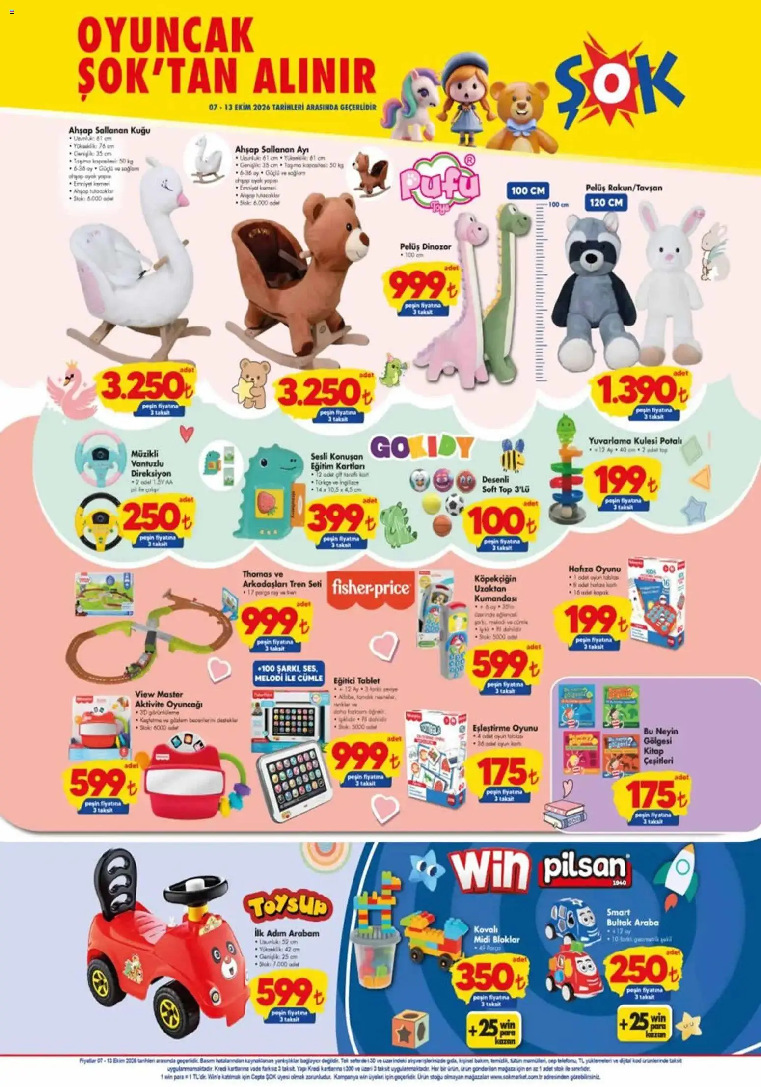 Şok Market Katalog - 07 Ekim 2026 tarihinden itibaren geçerlidir | Sayfa: 5 | Ürünler: Oyuncak, Tablet, Bağlayıcı, Oyun