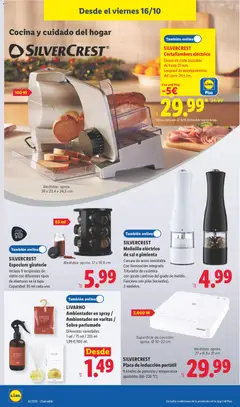 Vista previa SILVERCREST Placa de inducción portátil, 9 niveles de potencia y temperatura ajustables (60-220 °C). válido desde el 12/10/2026 | Página: 28