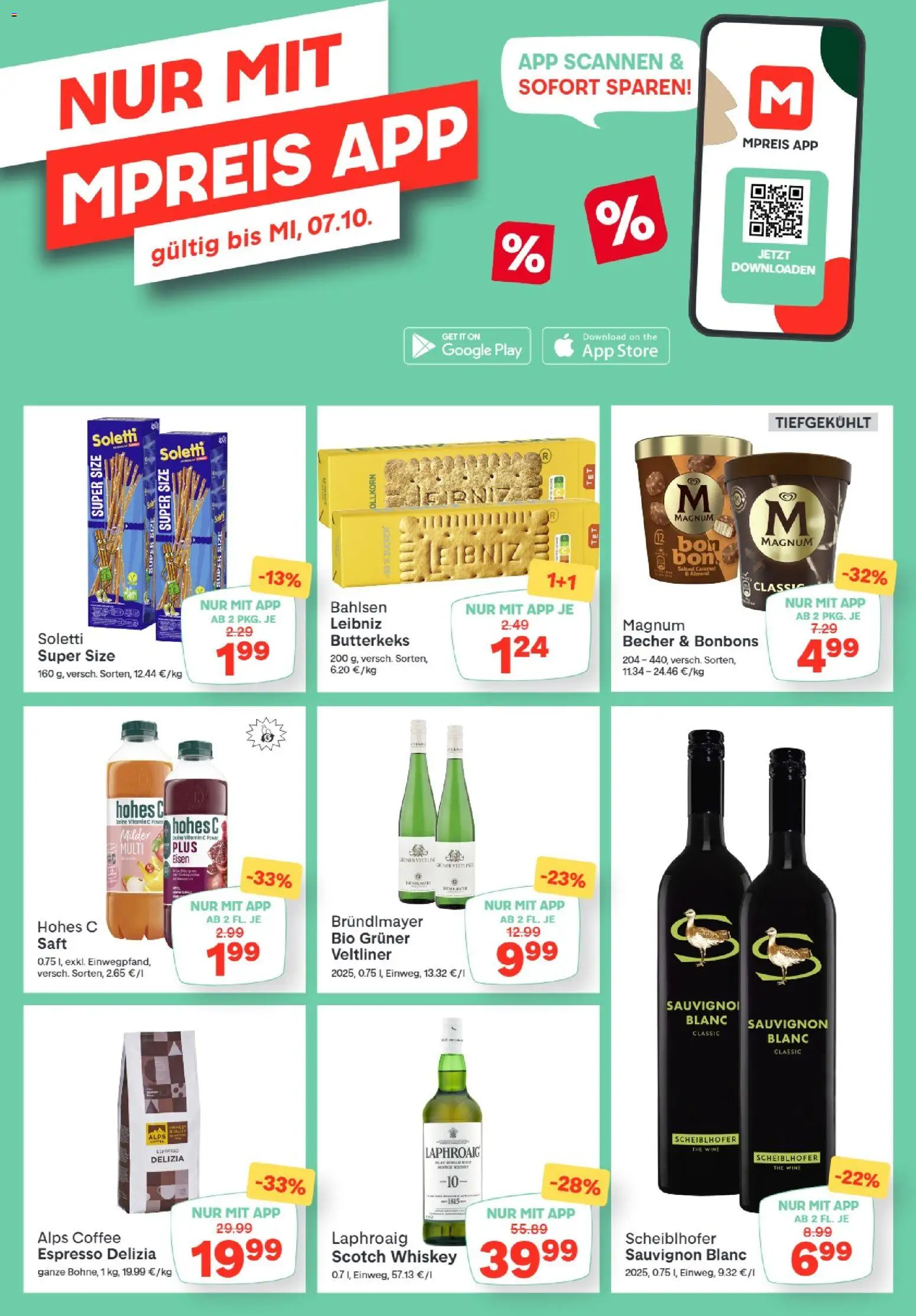 MPREIS Absam gültig ab 01.10.2026 | Seite: 14 | Produkte: Whiskey, Saft