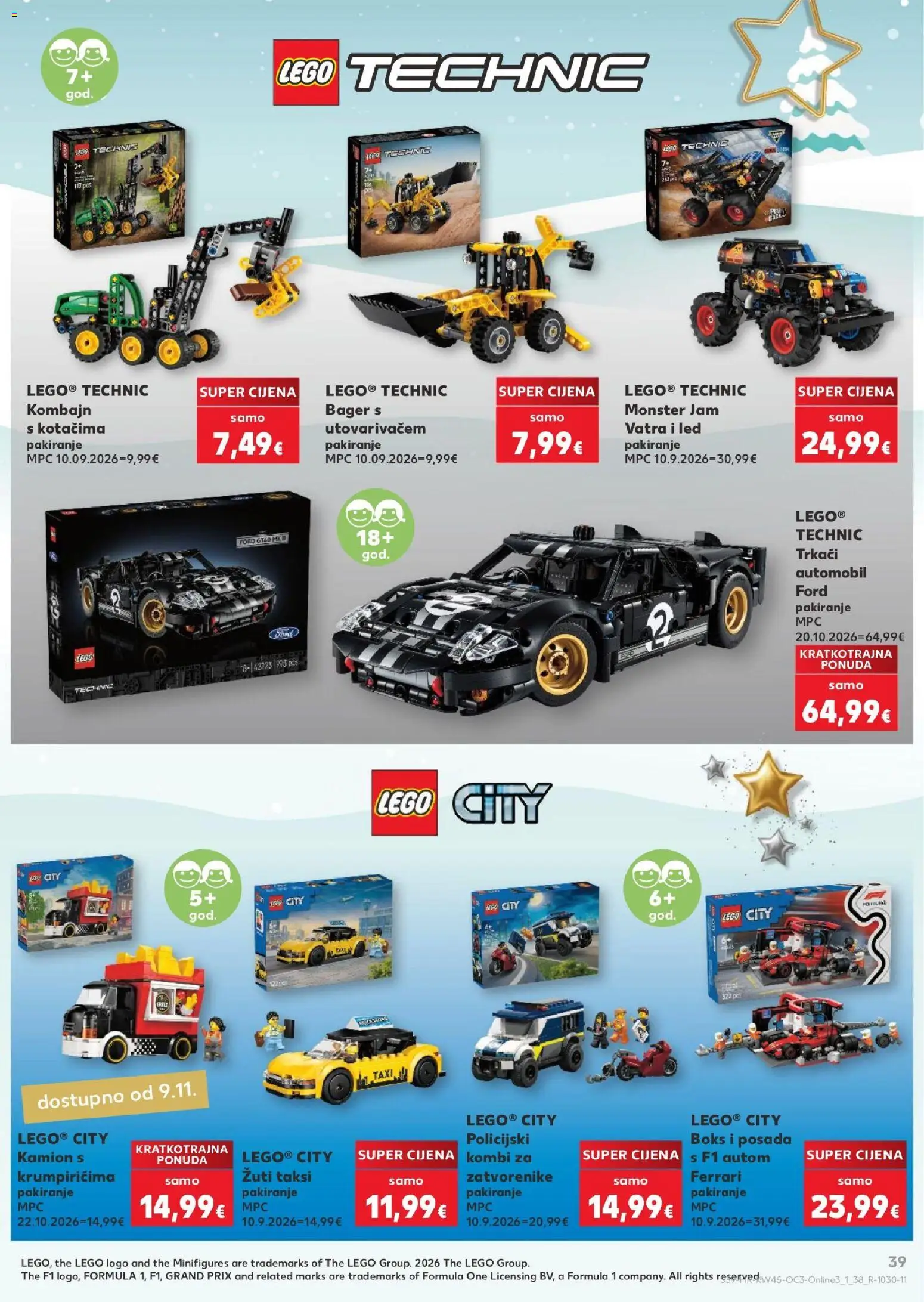 Kaufland katalog | vrijedi od 02.11.2026 | Stranica: 39 | Proizvodi: Led, Lego