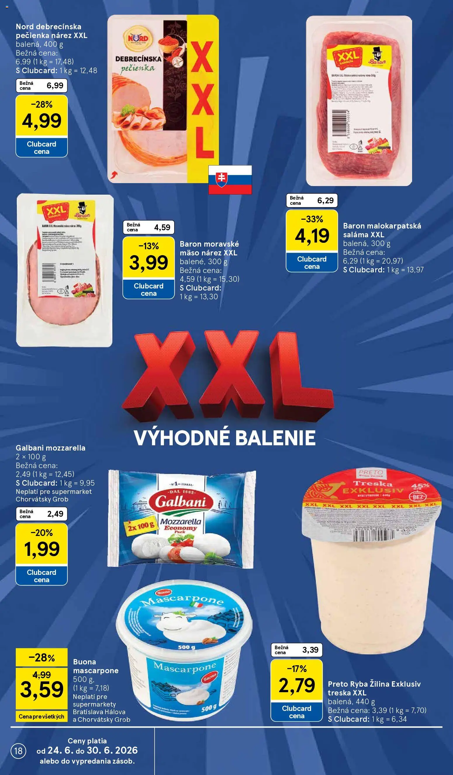 Nové Tesco akcie – leták je platný od 24.06.2026 | Strana: 18