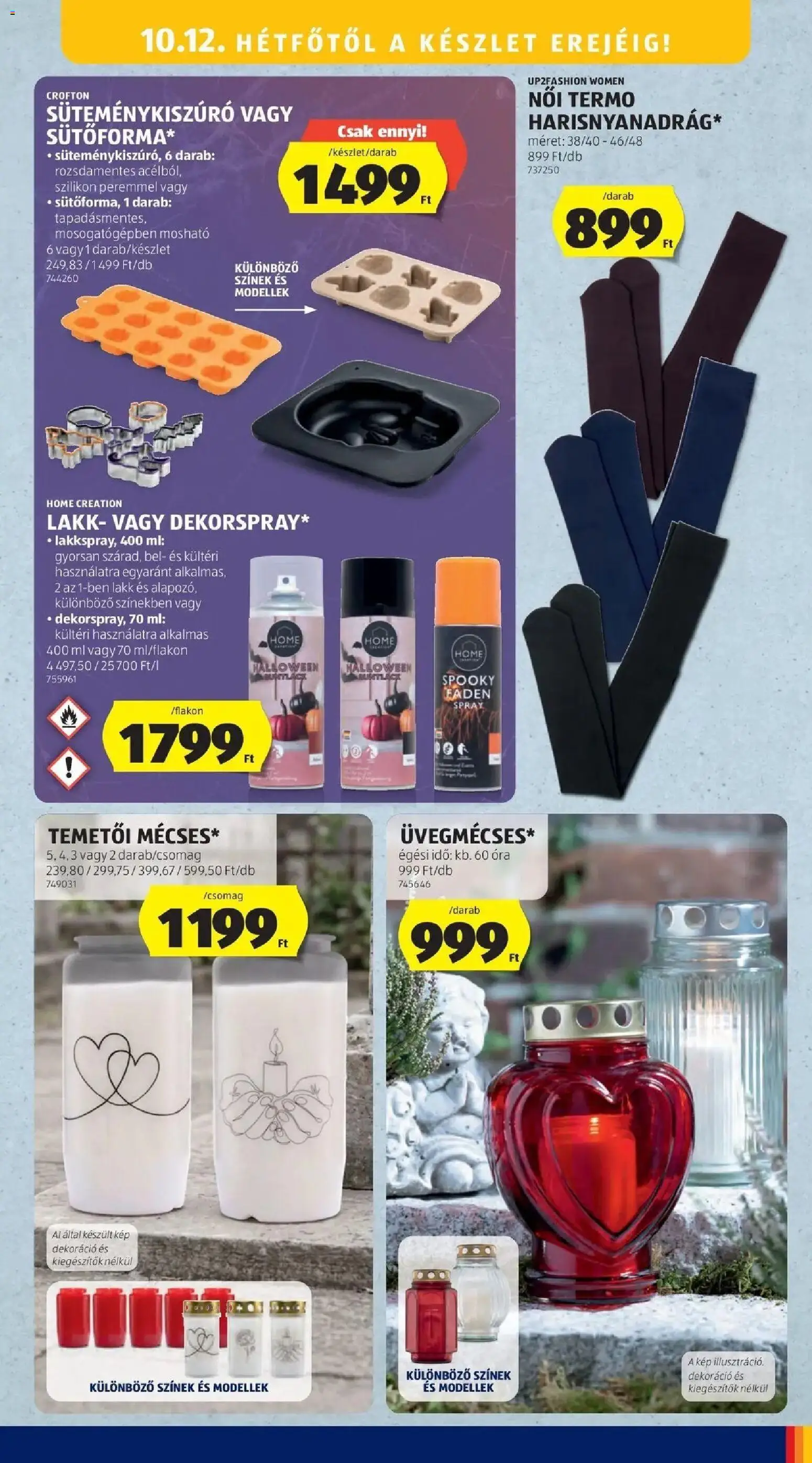 Aldi aktuális akciós újság - 2026.10.03. -tól/töl > akció, lapozható szórólap 🛍️ | Oldal: 37 | Termékek: Szilikon, Óra, Dekoráció
