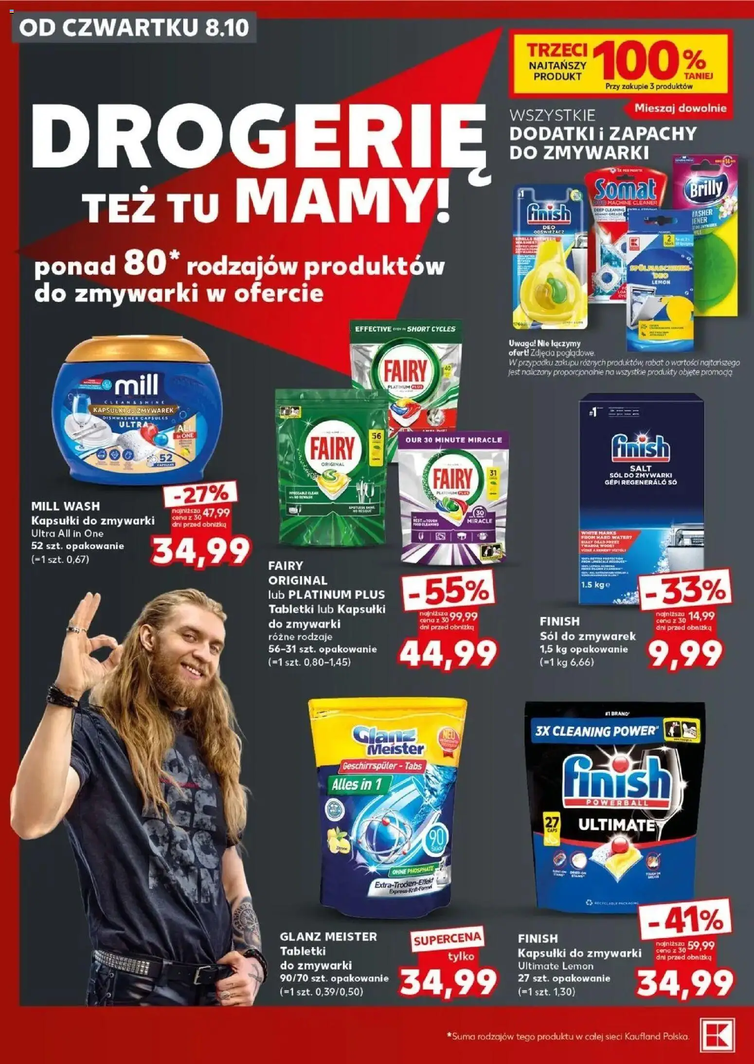 Kaufland gazetka - Mocny start od 12.10.2026 - od jutra PDF | Strona: 22 | Produkty: Cleaner, Fairy, Finish, Tabletki do zmywarki