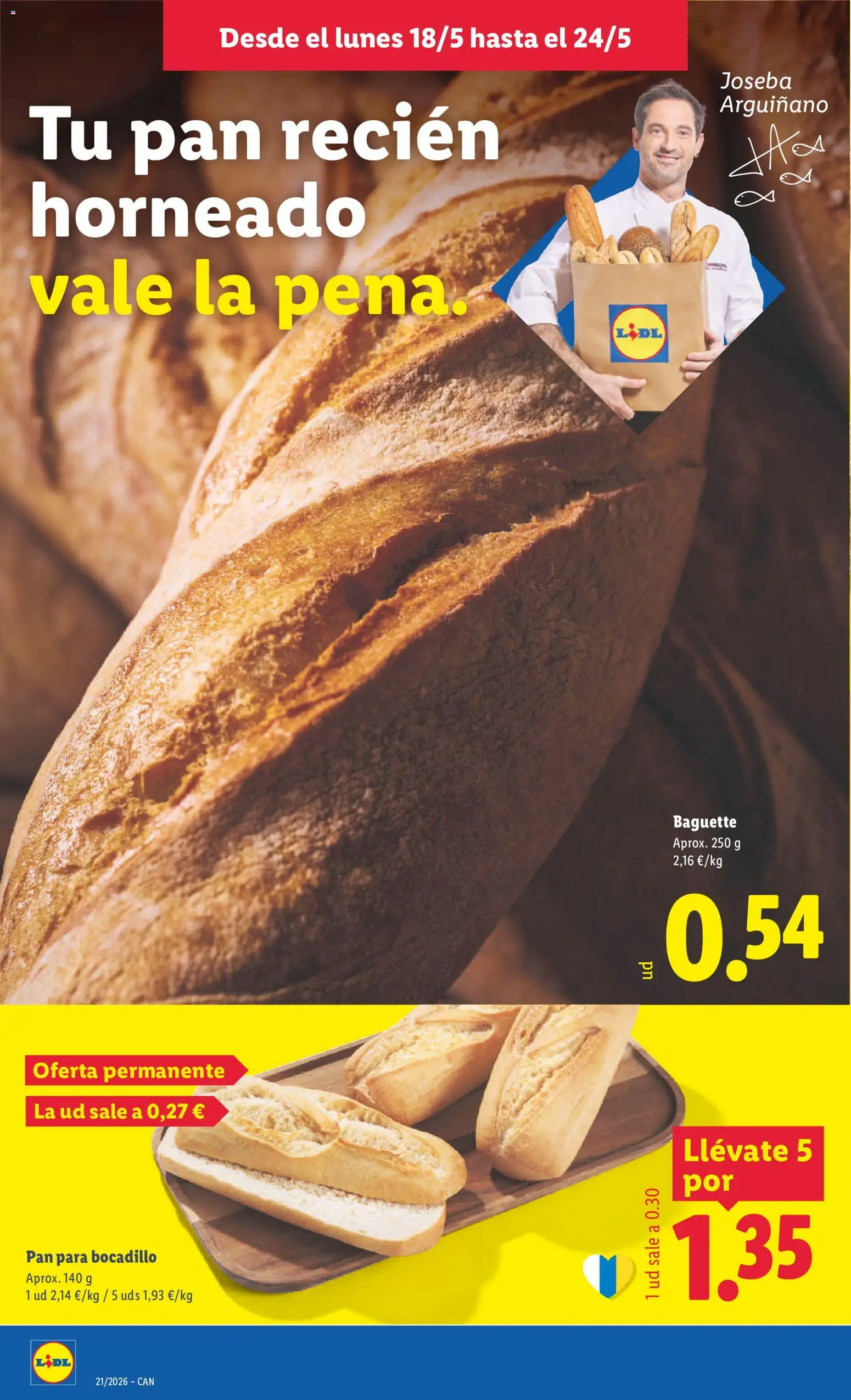 Lidl folleto │ válido desde el 18.05.2026 | Página: 10 | Productos: Pan