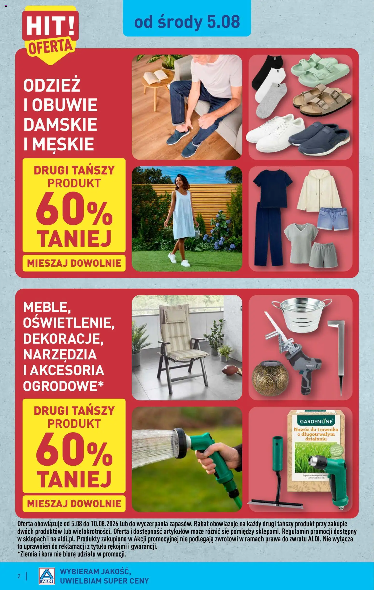 Aldi Polsko leták - Ostatnie sztuki w wybranych sklepach od 05.08.2026 | Strana: 2