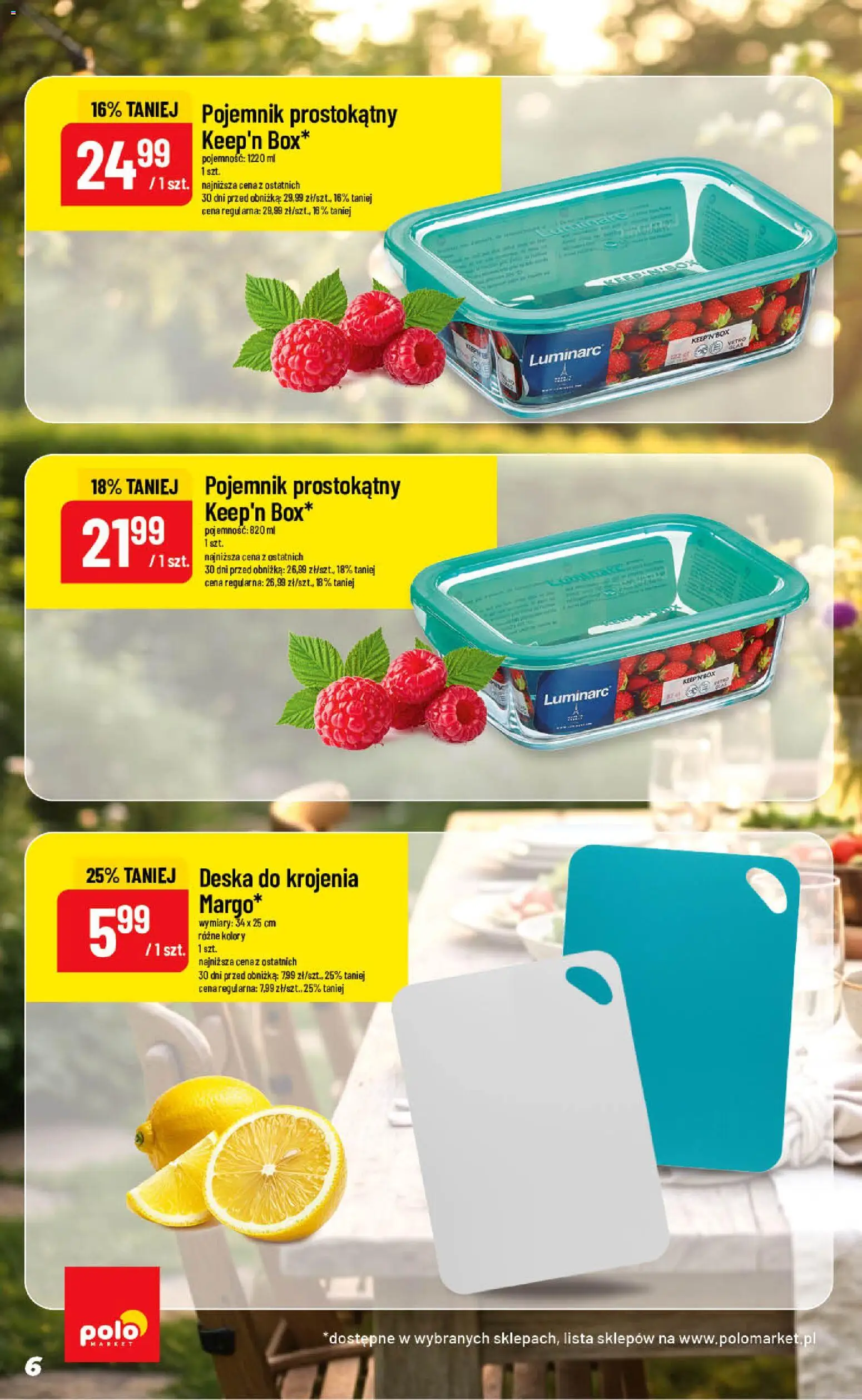 POLOmarket gazetka - Inspirujący Tydzień od 19.08.2026 | Strona: 6 | Produkty: Deska do krojenia