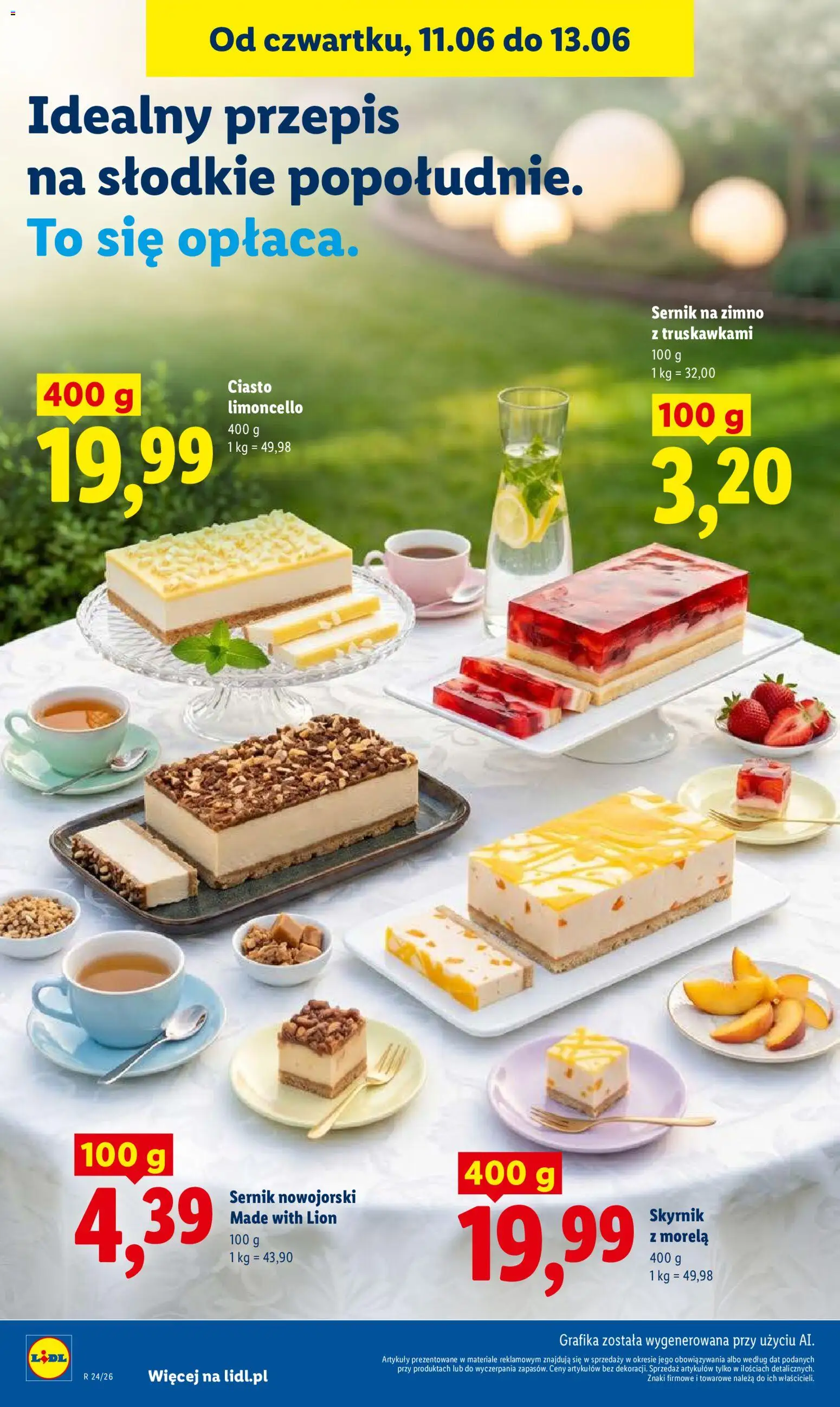 Lidl gazetka od 11.06.2026 | Strona: 82 | Produkty: Ciasto, Limoncello