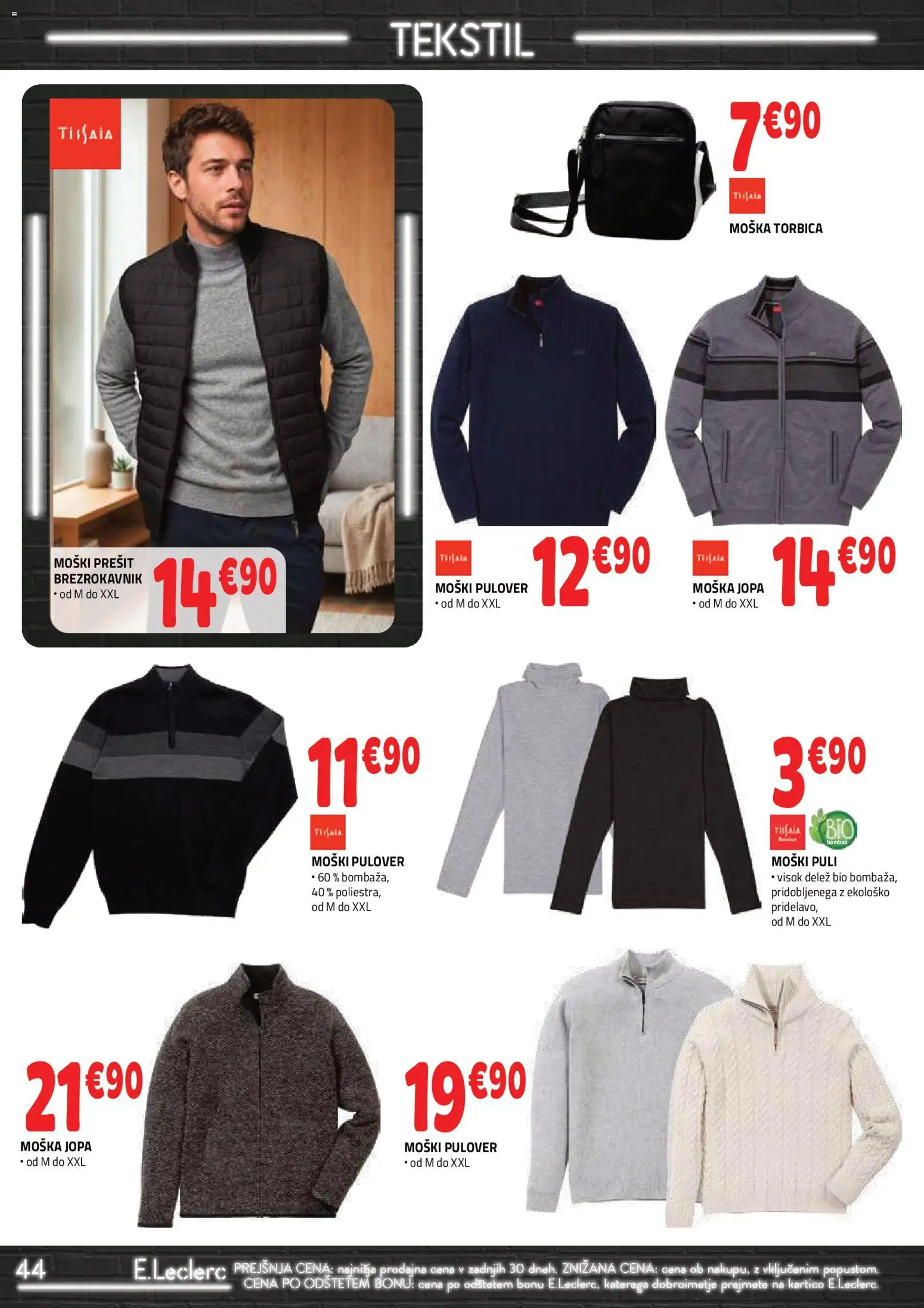 Novi E.leclerc katalog ponudbe – veljaven od 28.10.2026 | Stran: 4 | Izdelki: Pulover, Brezrokavnik, Torbica