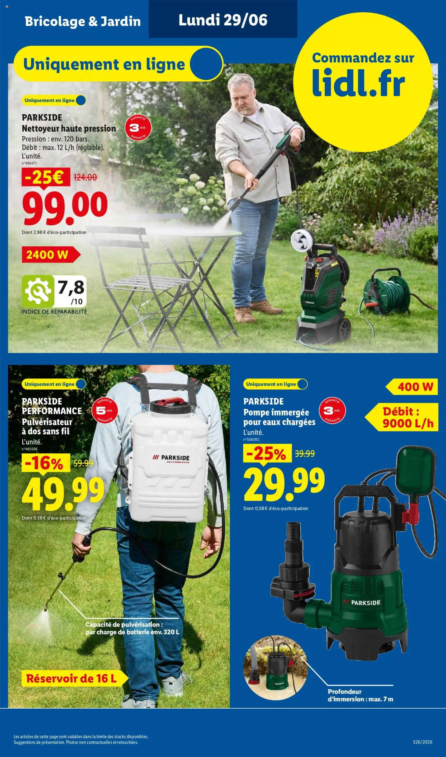 {H1} | Page: 5 | Produits: Nettoyeur haute pression, Batterie