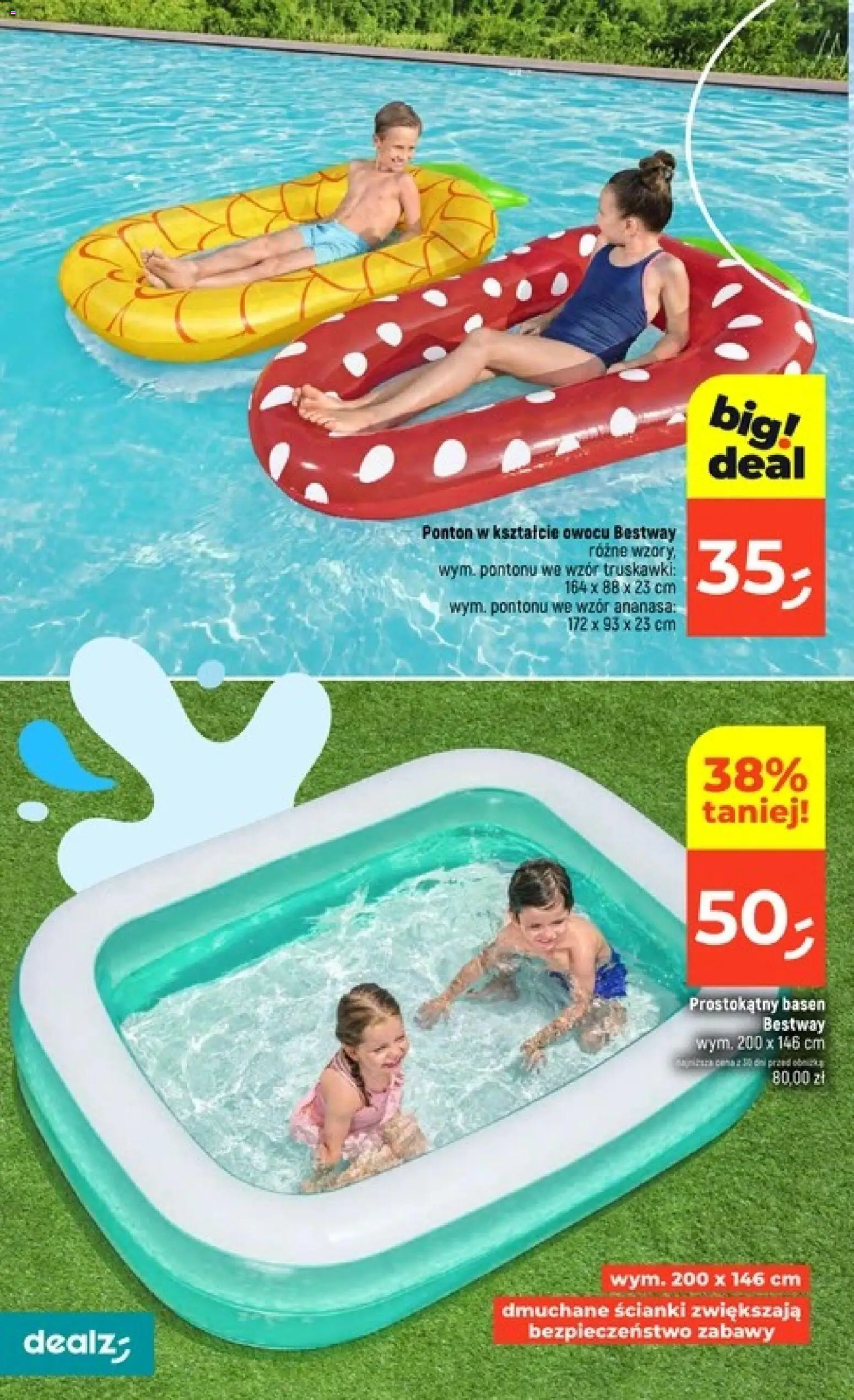 Dealz gazetka od 25.06.2026 | Strona: 40 | Produkty: Basen, Truskawki