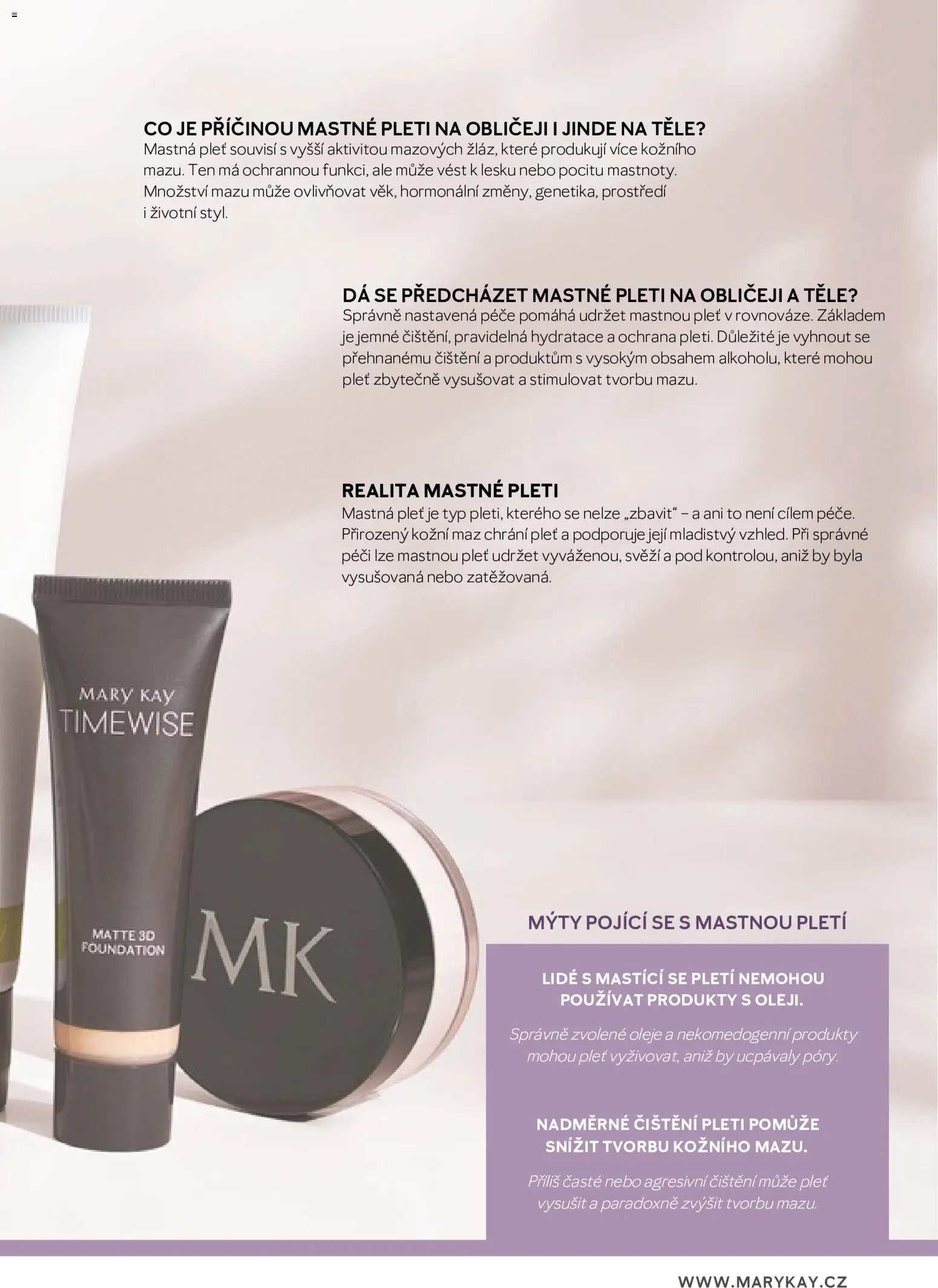 Mary Kay katalog - Průvodce péčí o pleť od 03.08.2026 | Strana: 9 | Produkty: Oleje