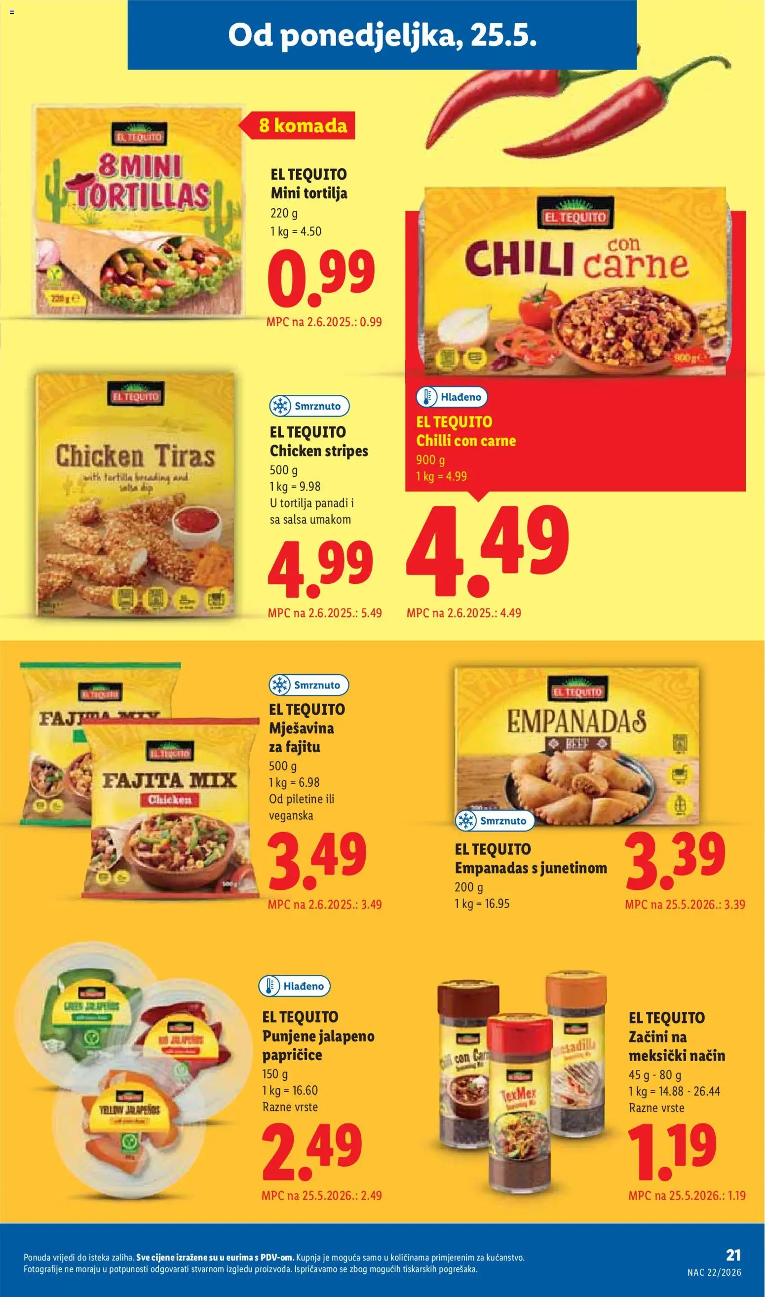 Lidl katalog | vrijedi od 25.05.2026 | Stranica: 21 | Proizvodi: Začini