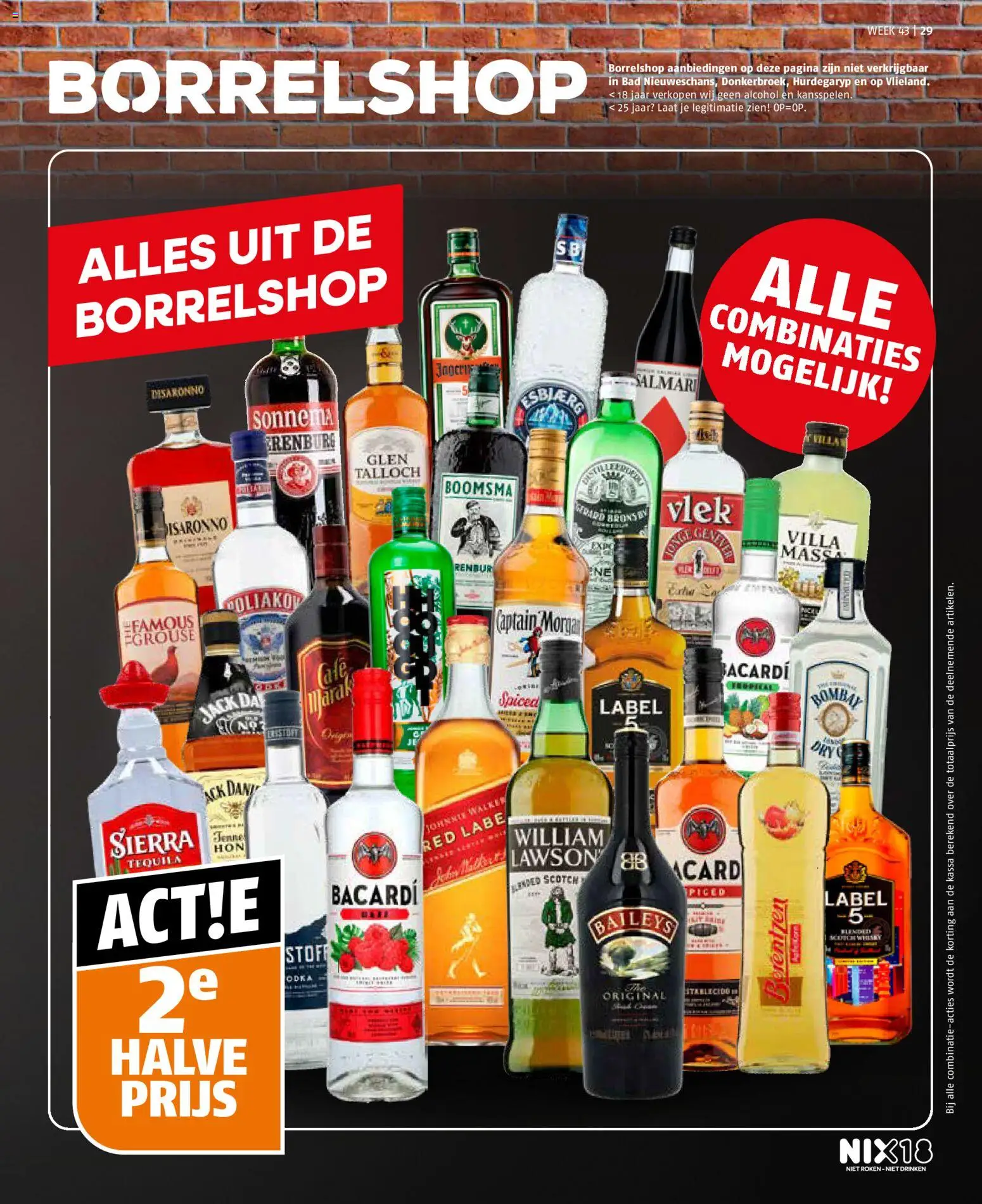 {H1} | Pagina: 29 | Producten: Captain Morgan, Bacardi, Baileys, Alcohol