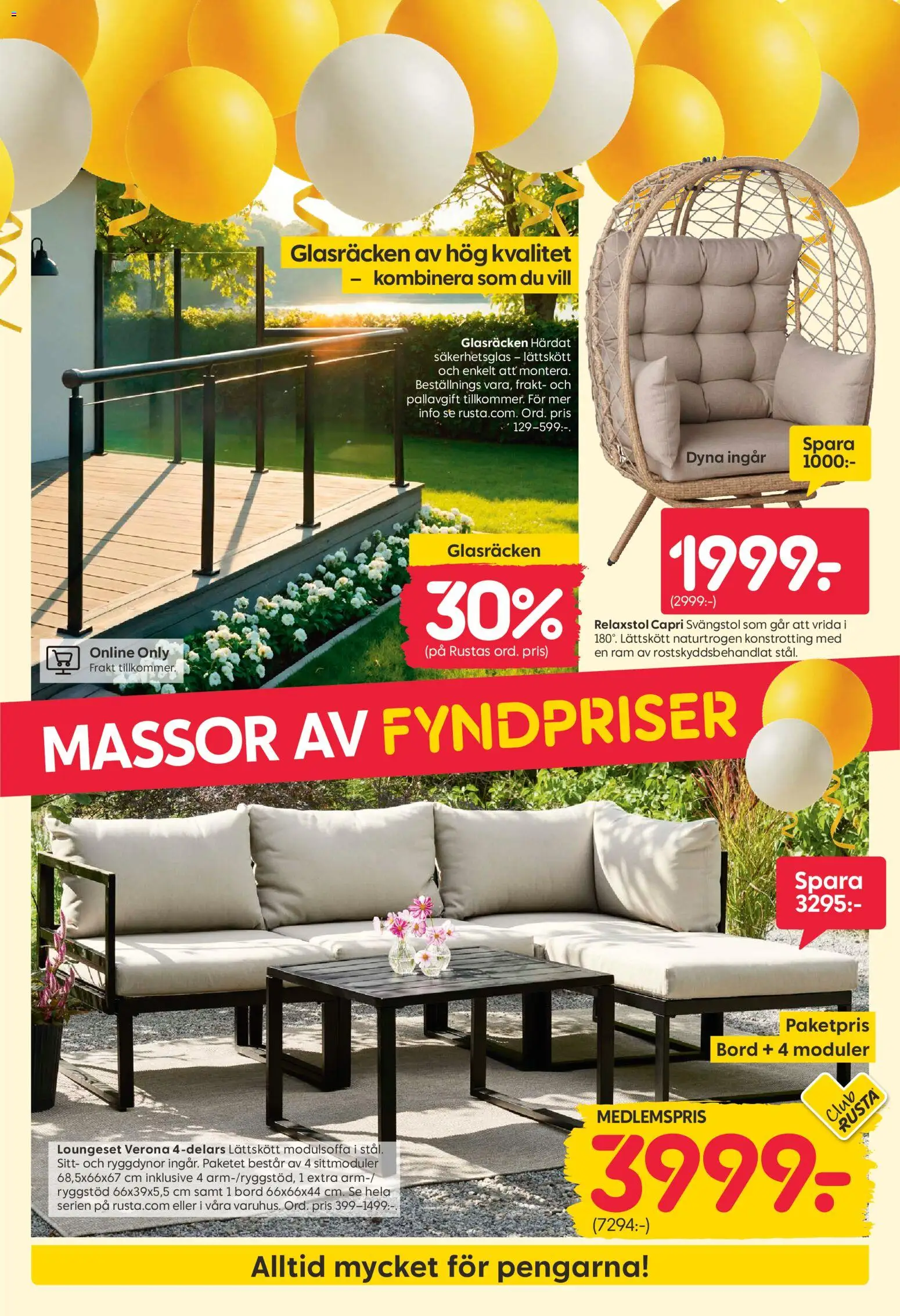 Rusta erbjudanden från 27/04/2026 > reklamblad