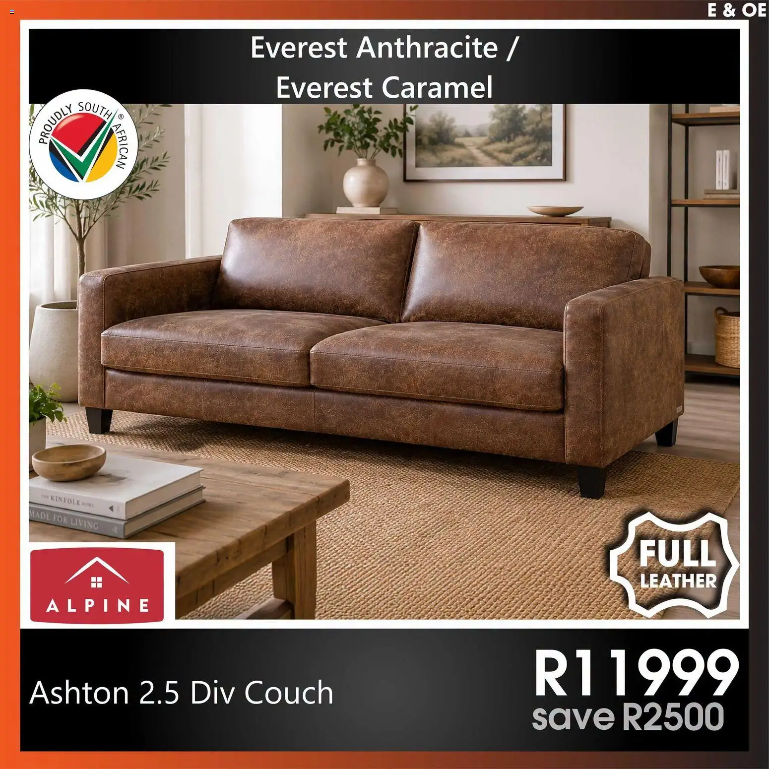 New Tafelberg Furnishers catalogue – valid from 19/10/2026 | Page: 16 | Products: Couch, Caramel