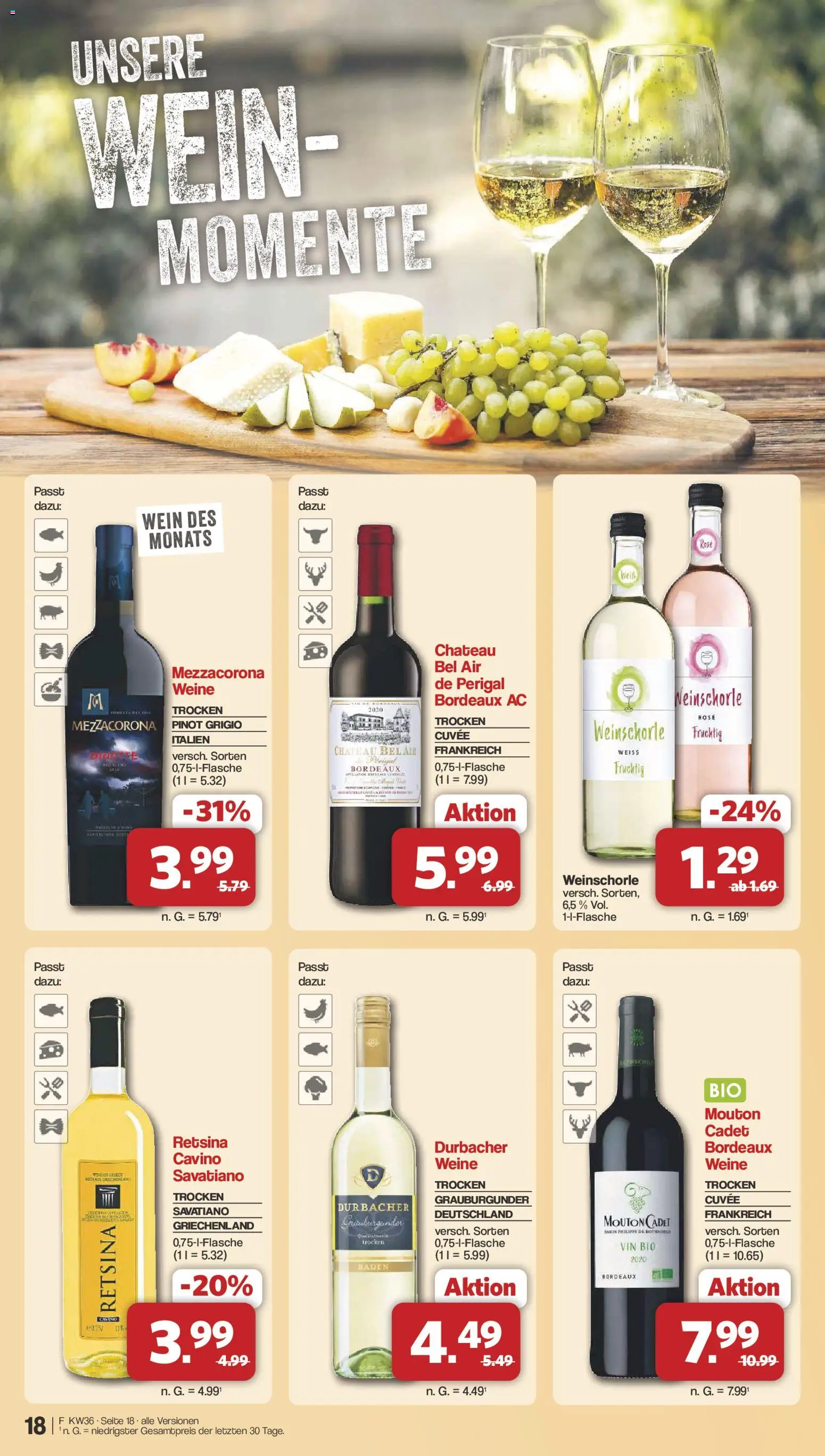 Famila Nordwest Prospekt – gültig ab 31.08.2026 | Seite: 20 | Produkte: Weinschorle, Wein