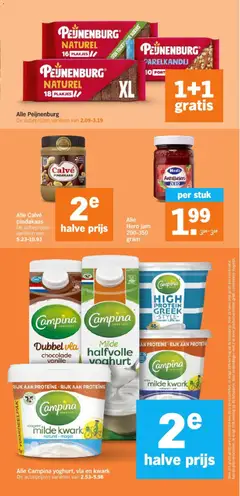 Campina High Protein Greek-Style Yoghurt 1,5% Fat, Campina High Protein Greek-Style Yoghurt 1,5% Fat - Voorbeeld van een folder van Albert Heijn, geldig van 21-09-2026 | Pagina: 25
