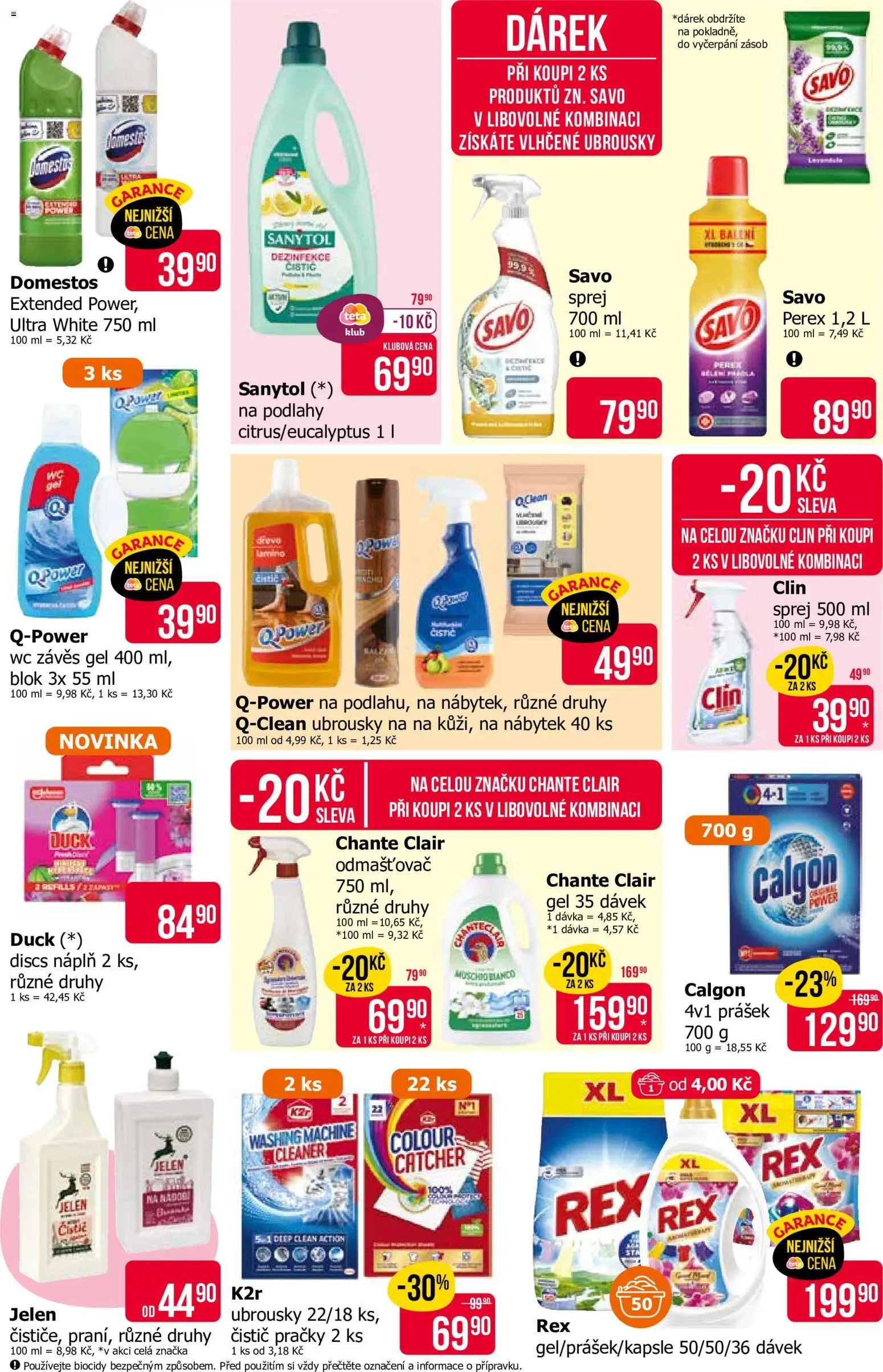 TETA Drogerie leták od 06.05.2026 | Strana: 19 | Produkty: Savo, Jelen, Ubrousky, Sanytol