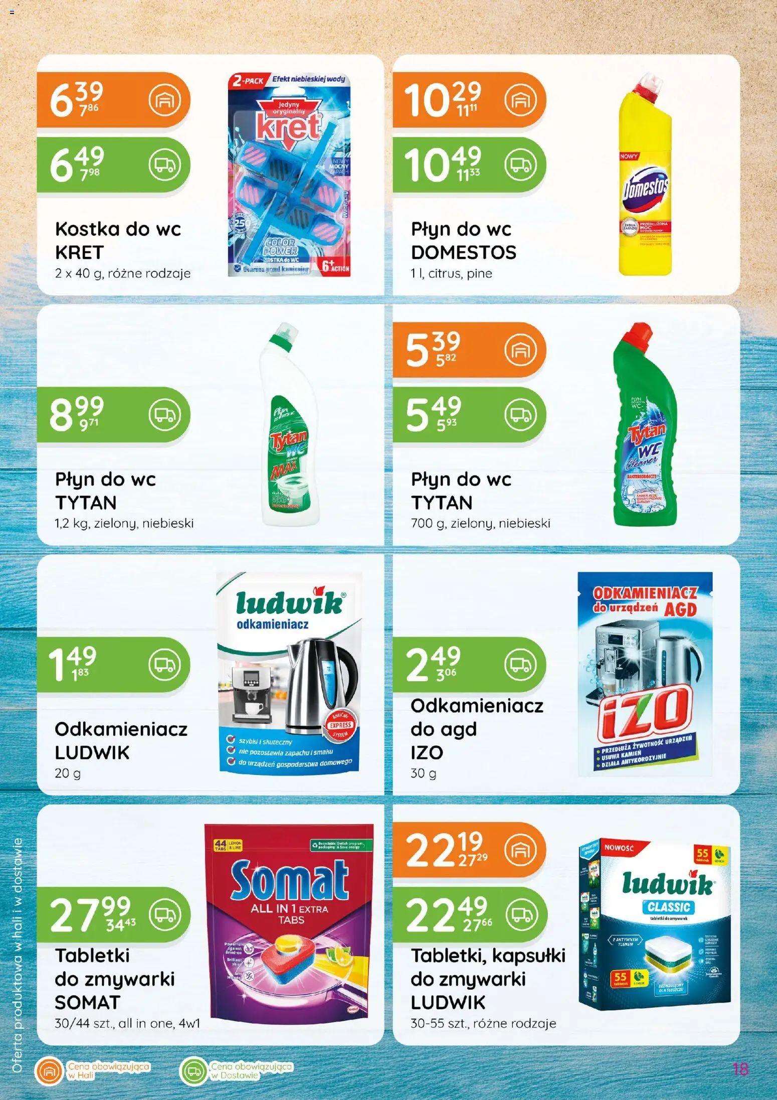 Eurocash gazetka - Katalog Chemiczny od 02.07.2026 | Strona: 18 | Produkty: Cleaner, Domestos