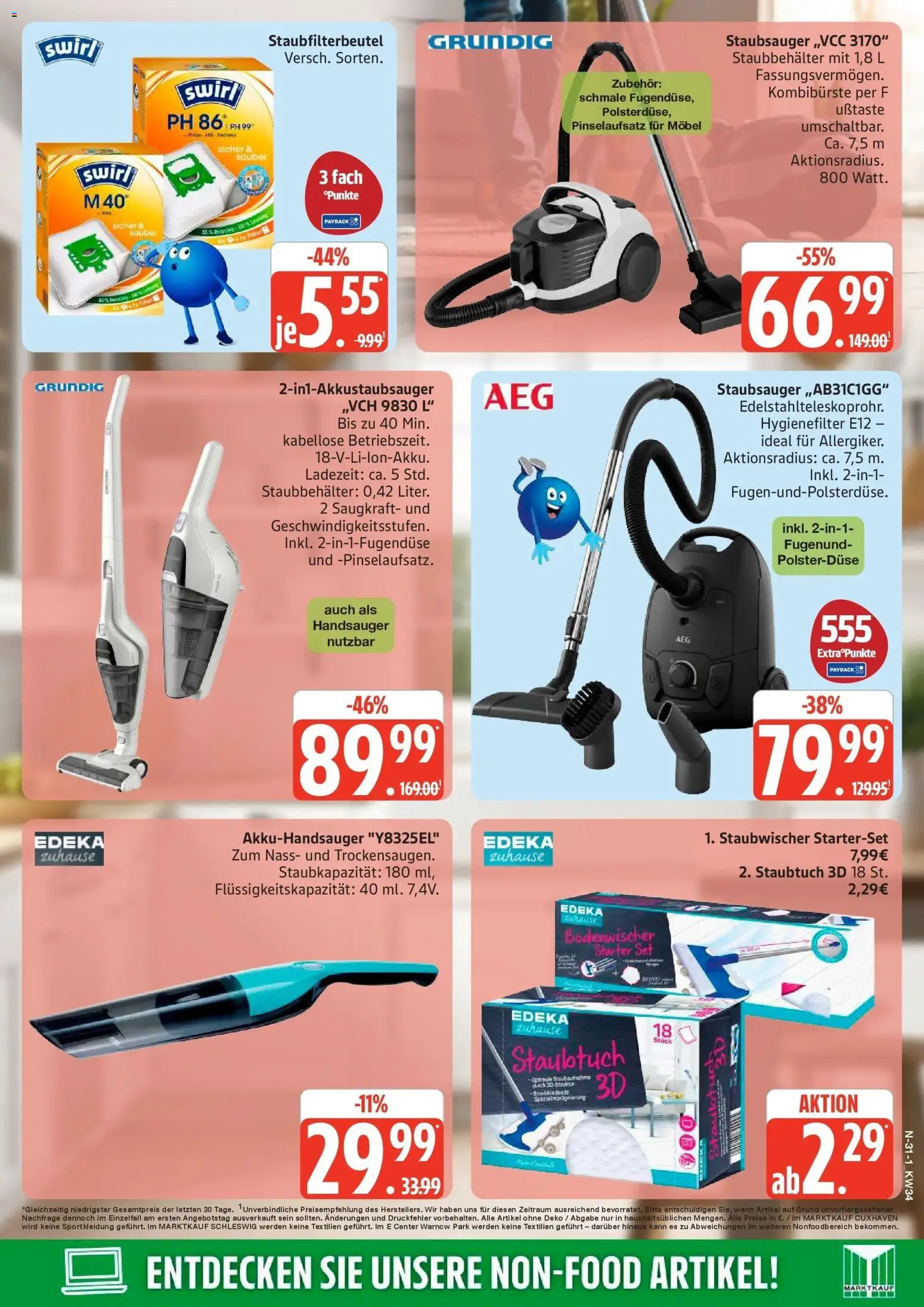 Edeka Prospekt Rostock (ab 17.08.2026) » Angebote Online | Seite: 31 | Produkte: Staubsauger