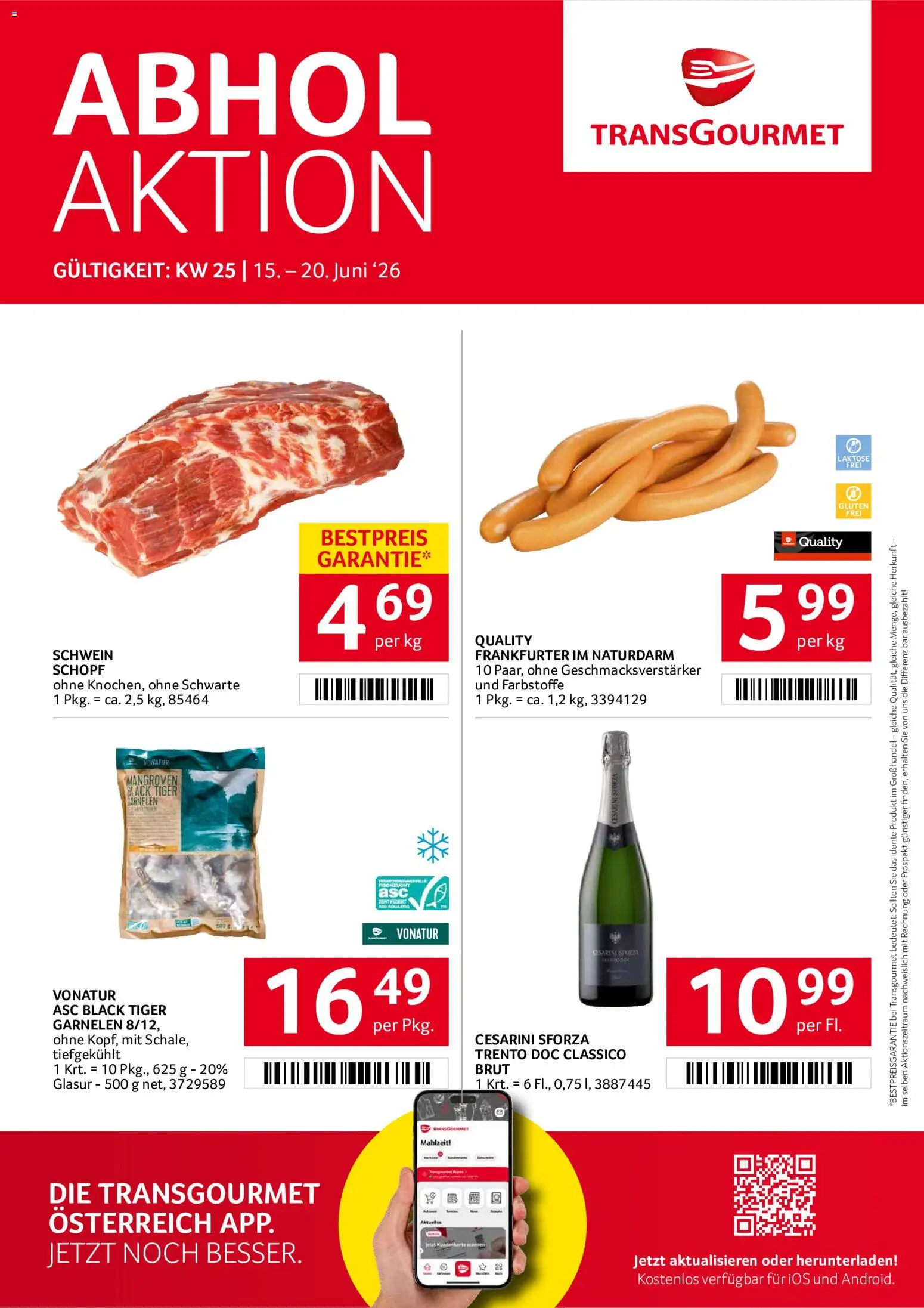 Transgourmet Flugblatt gültig ab 15.06.2026 | Seite: 1