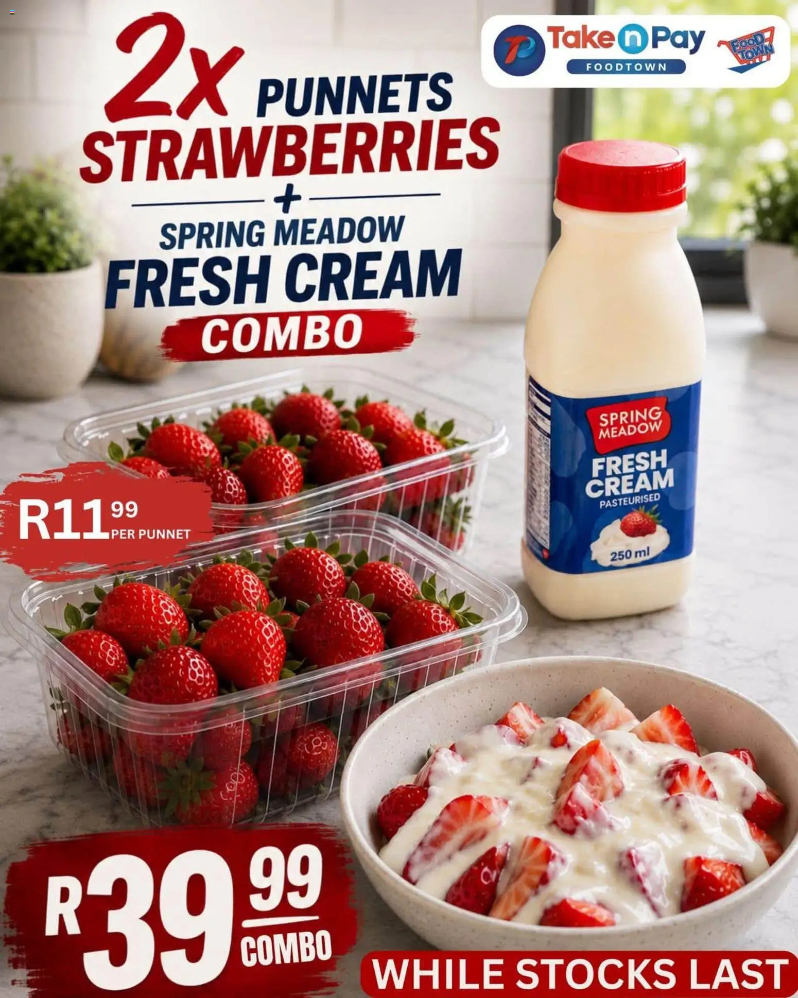 New Take n Pay catalogue – valid from 30/08/2026 | Page: 9 | Products: Meadow, Strawberries, Cream