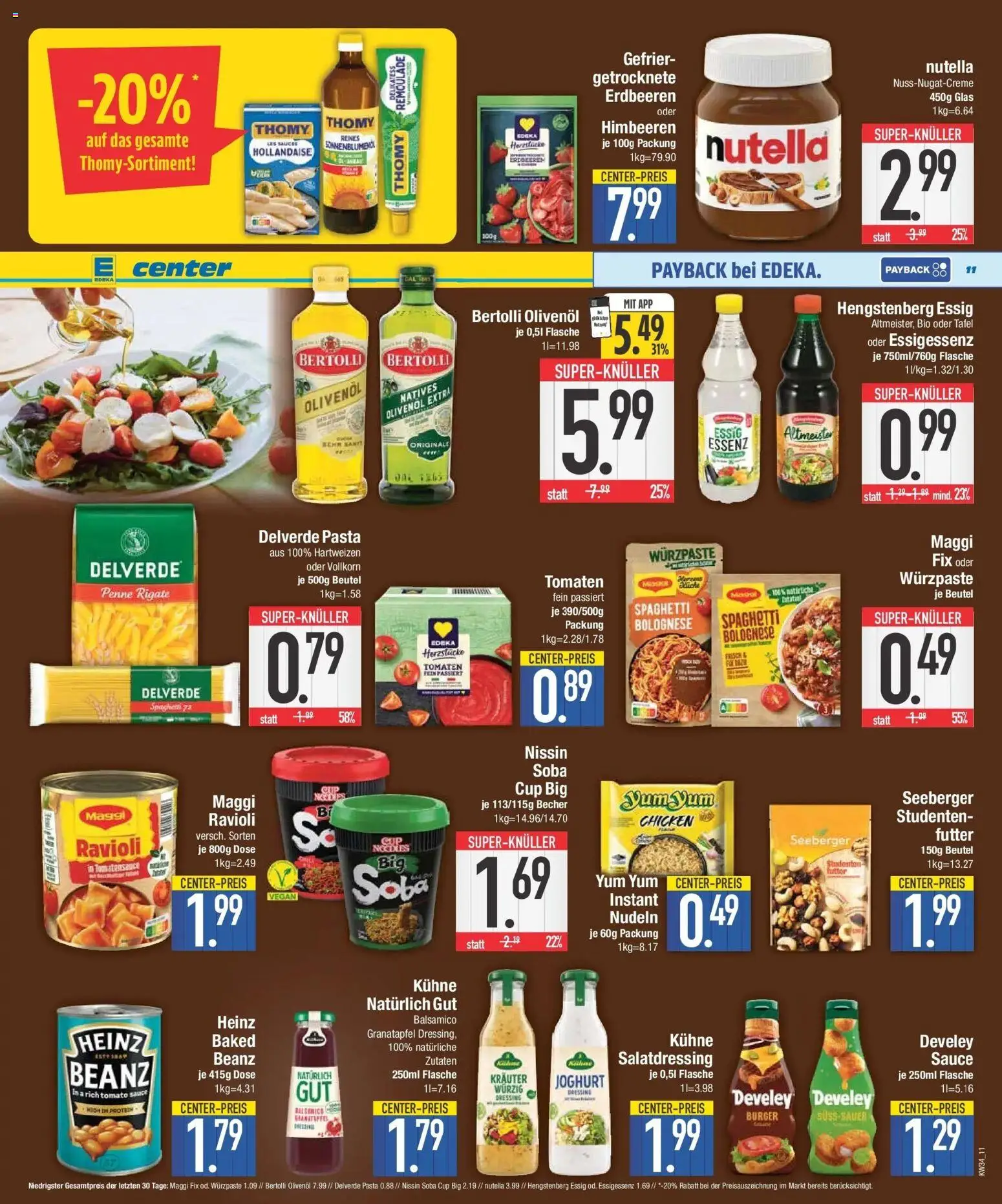 E center Prospekt Gaimersheim (ab 17.08.2026) zum Blättern | Seite: 11 | Produkte: Granatapfel, Spaghetti, Pasta, Erdbeeren