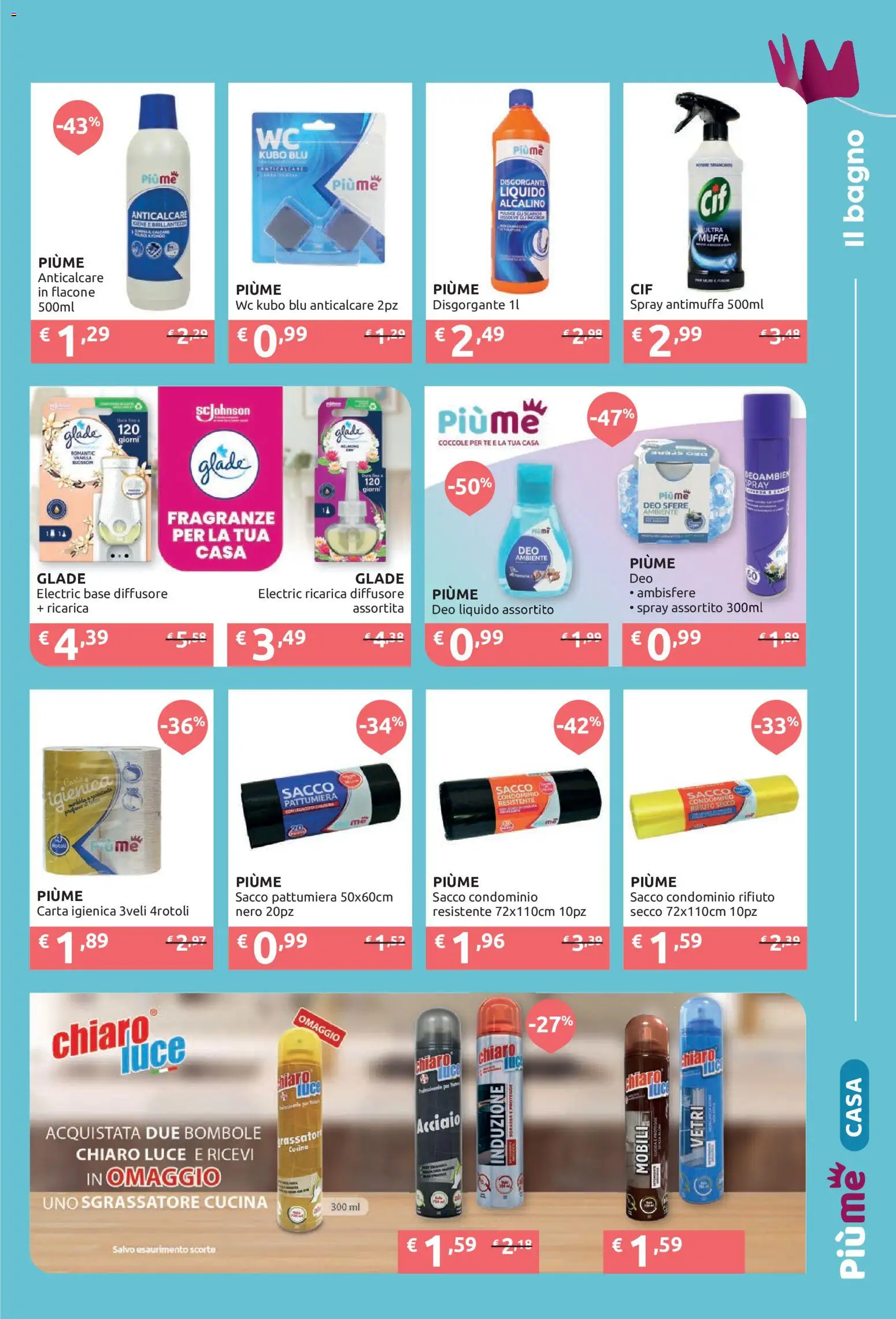 Volantino IperSoap del 24/08/2026 | Pagina: 21 | Prodotti: Carta igienica, Tè, Sgrassatore, WC