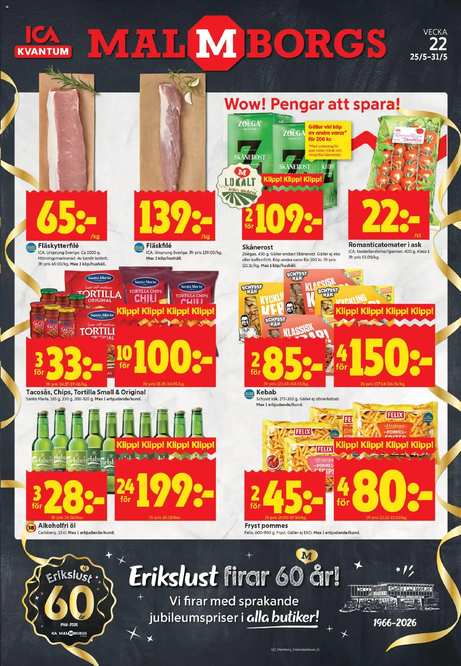 ICA Kvantum reklamblad aktuell från 25.05.2026 | Sida: 1
