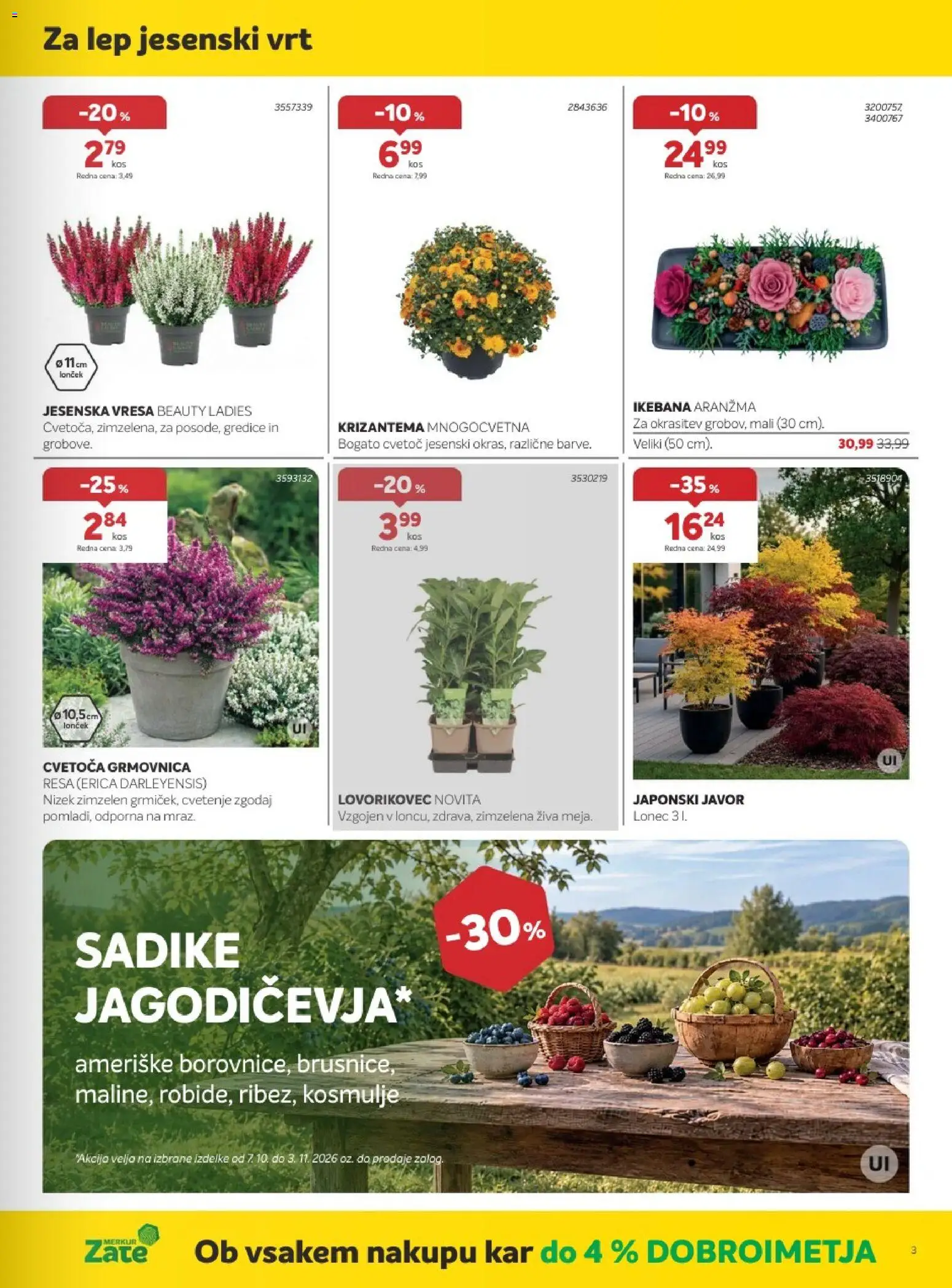 Novi Merkur katalog ponudbe – veljaven od 07.10.2026 | Stran: 3