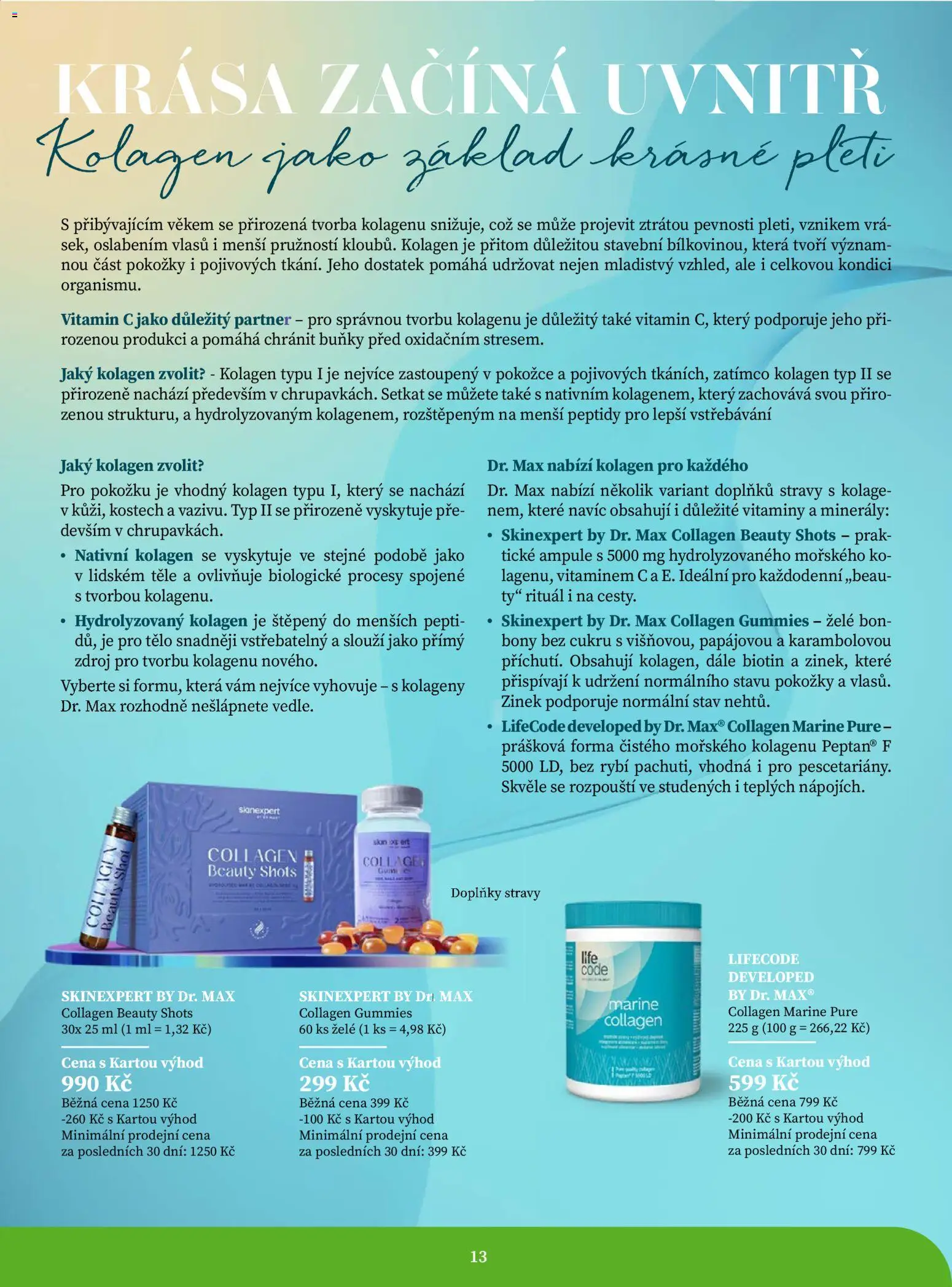 Dr. Max magazín od 01.09.2026 | Strana: 13 | Produkty: Vitamin c, Minerály, Vitamíny, Forma
